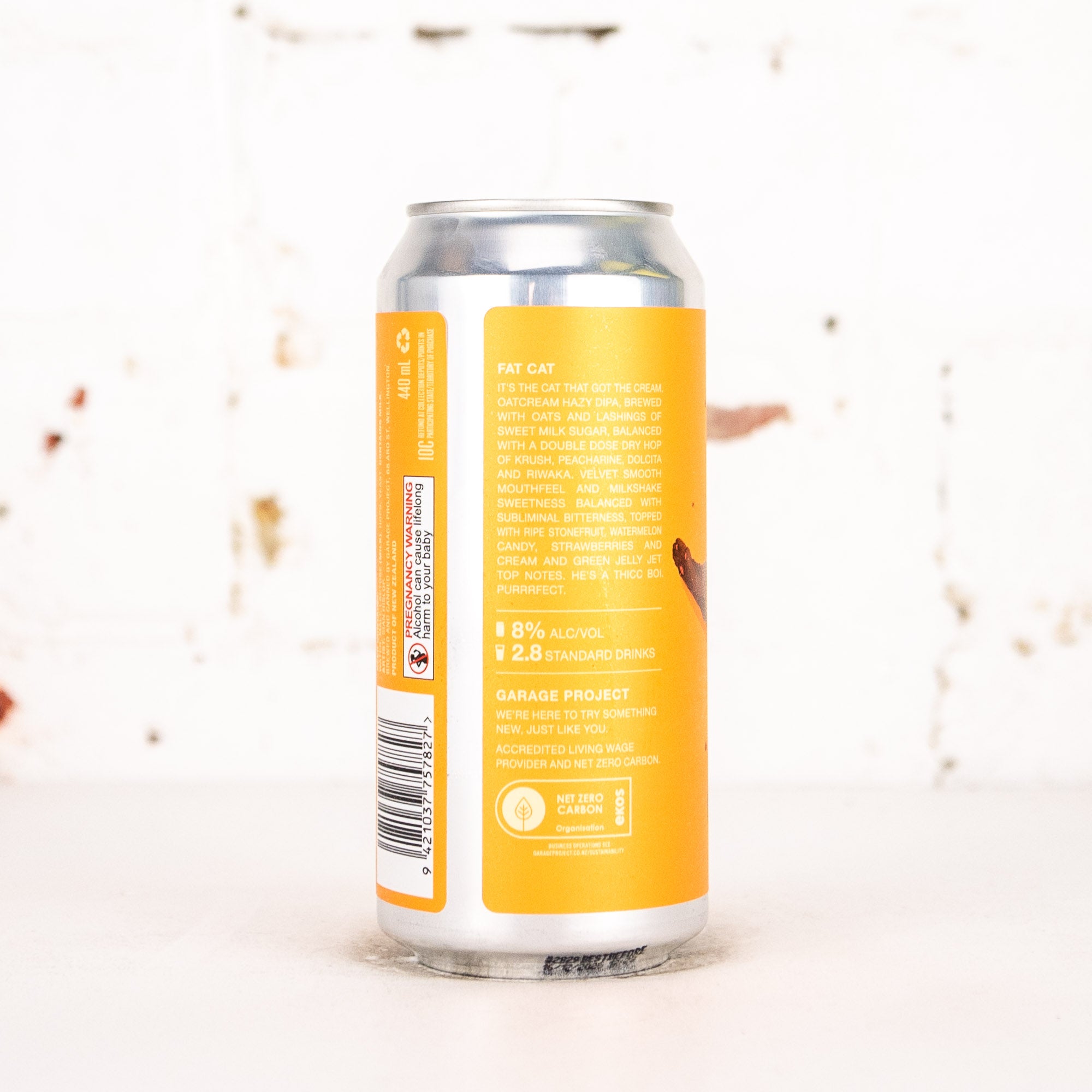 Garage Project - Fat Cat Oat Cream Double IPA