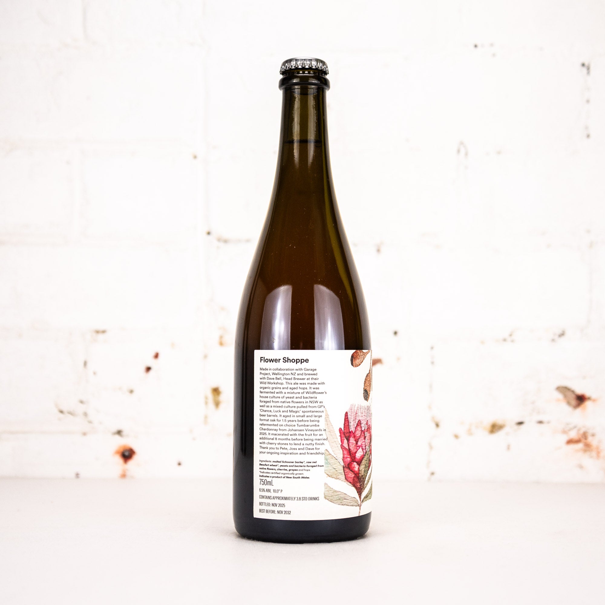 Wildflower x Garage Project - 'Flower Shoppe' Fruited Mixed Ferm Ale 750ml