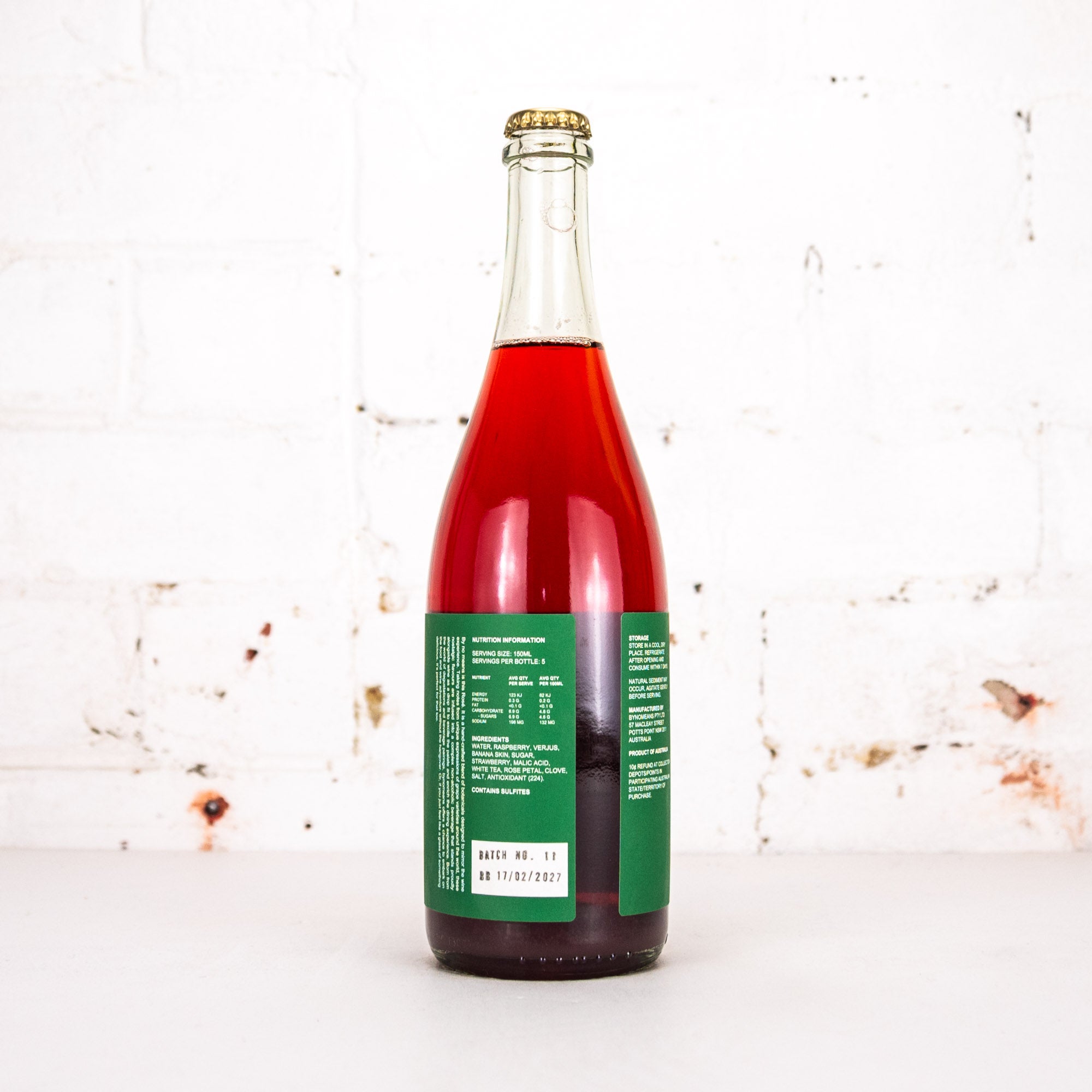 Bynomeans - Non Alc 'Rose' 750ml