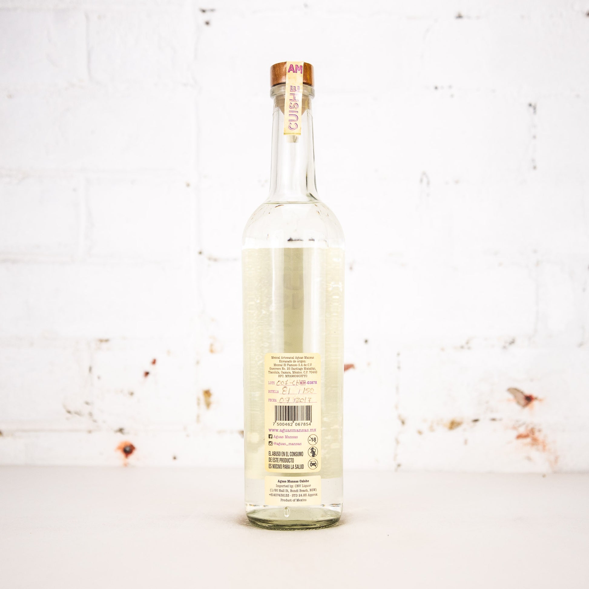 Aguas Mansas - Cuishe Mezcal 750ml