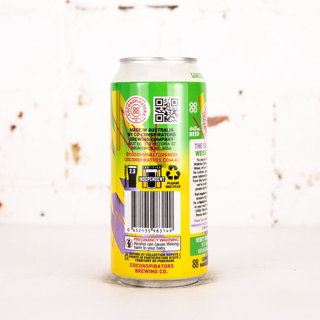 CoConspirators x 10 Toes - 'The Sun Seeker' Weiss Bar Sour