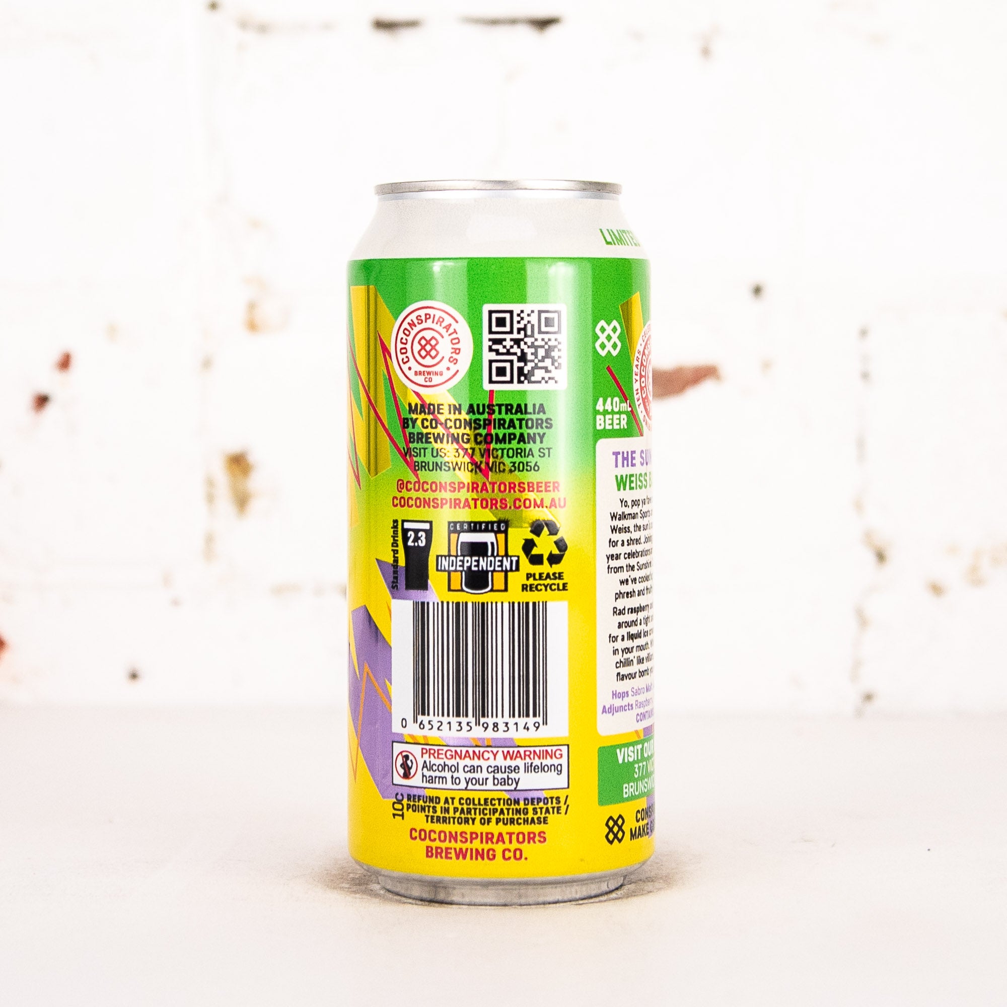 CoConspirators x 10 Toes - 'The Sun Seeker' Weiss Bar Sour
