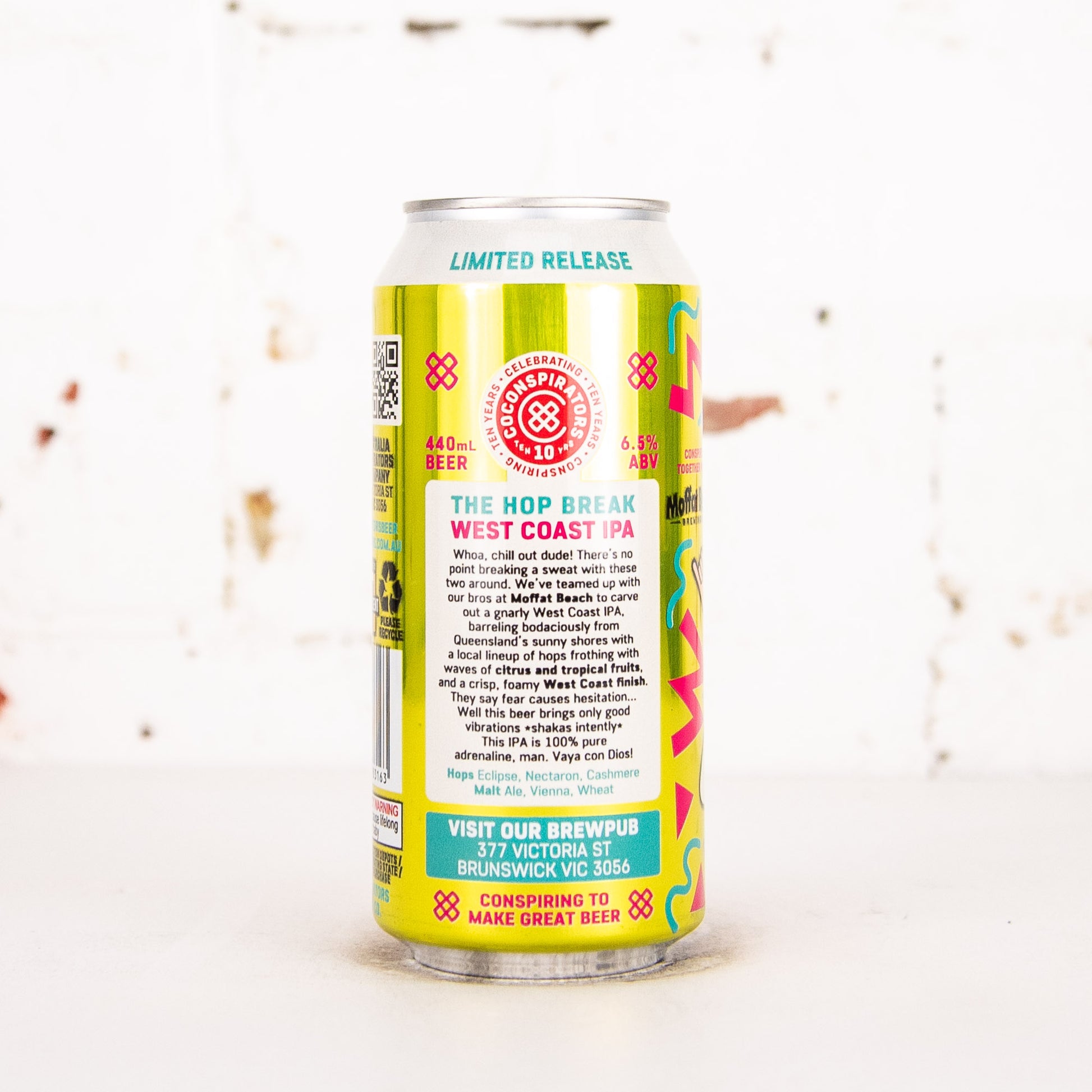 CoConspirators x Moffat Beach - 'The Hop Break' West Coast IPA