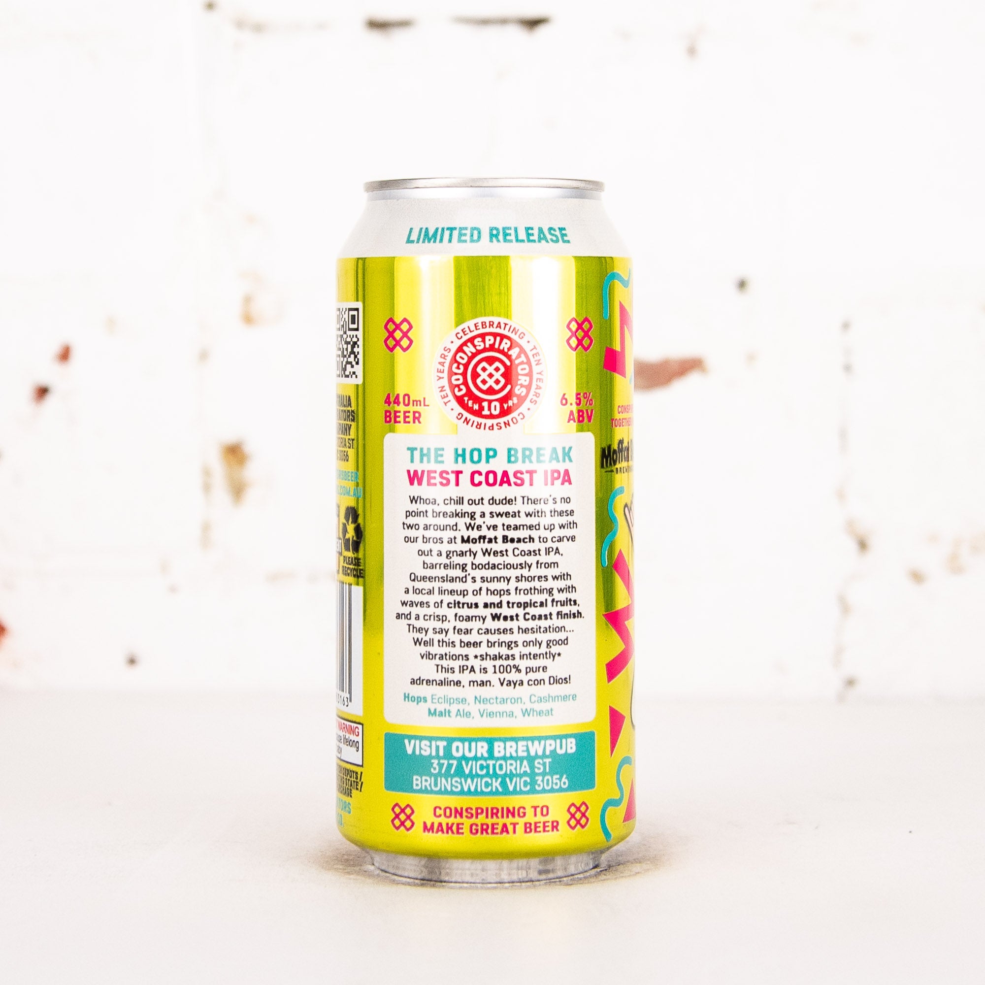 CoConspirators x Moffat Beach - 'The Hop Break' West Coast IPA