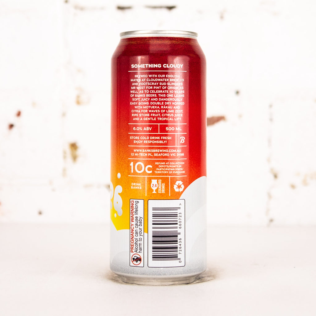 Banks x Cloudwater x Mr West - 'Something Cloudy' DDH IPA