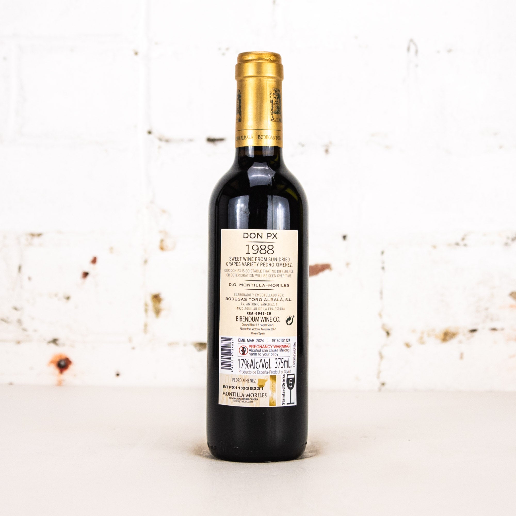 Toro Albala - Don PX Gran Reserva 1988 375ml