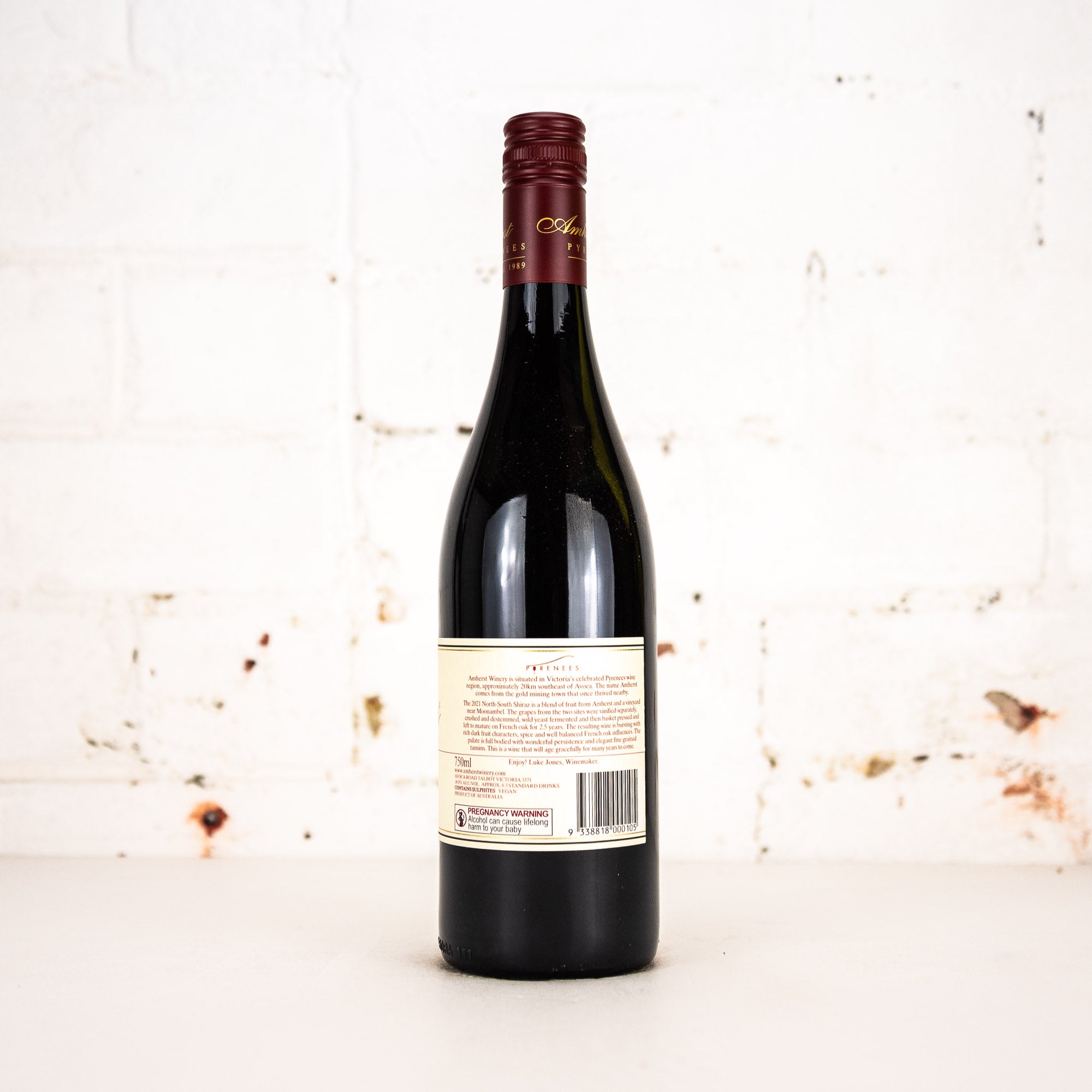 Amherst - North-South Shiraz 2021 750ml