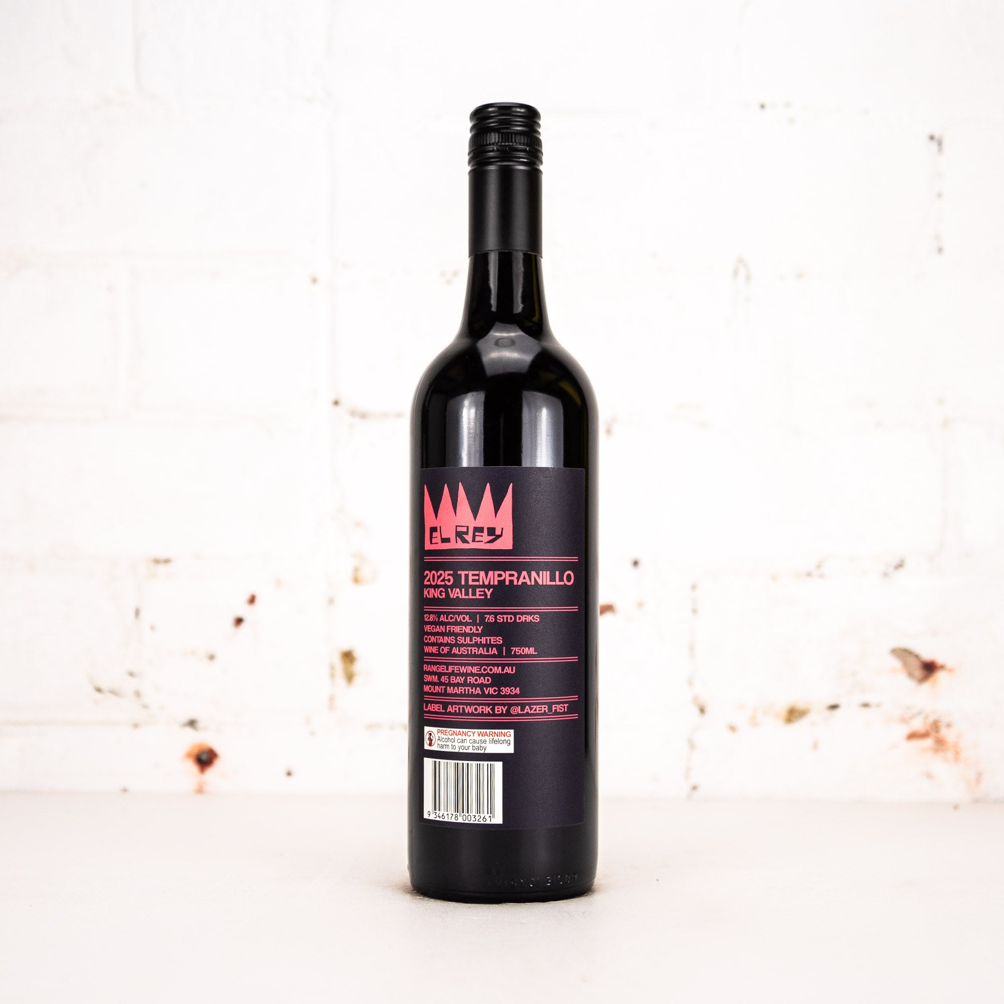 El Rey - King Valley Tempranillo 750ml