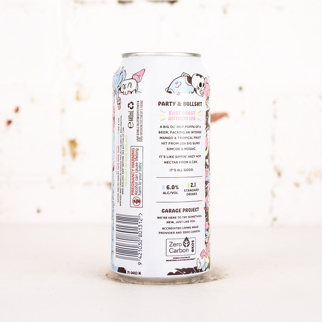 Garage Project - Party & Bulls#*t Hazy IPA 440ml