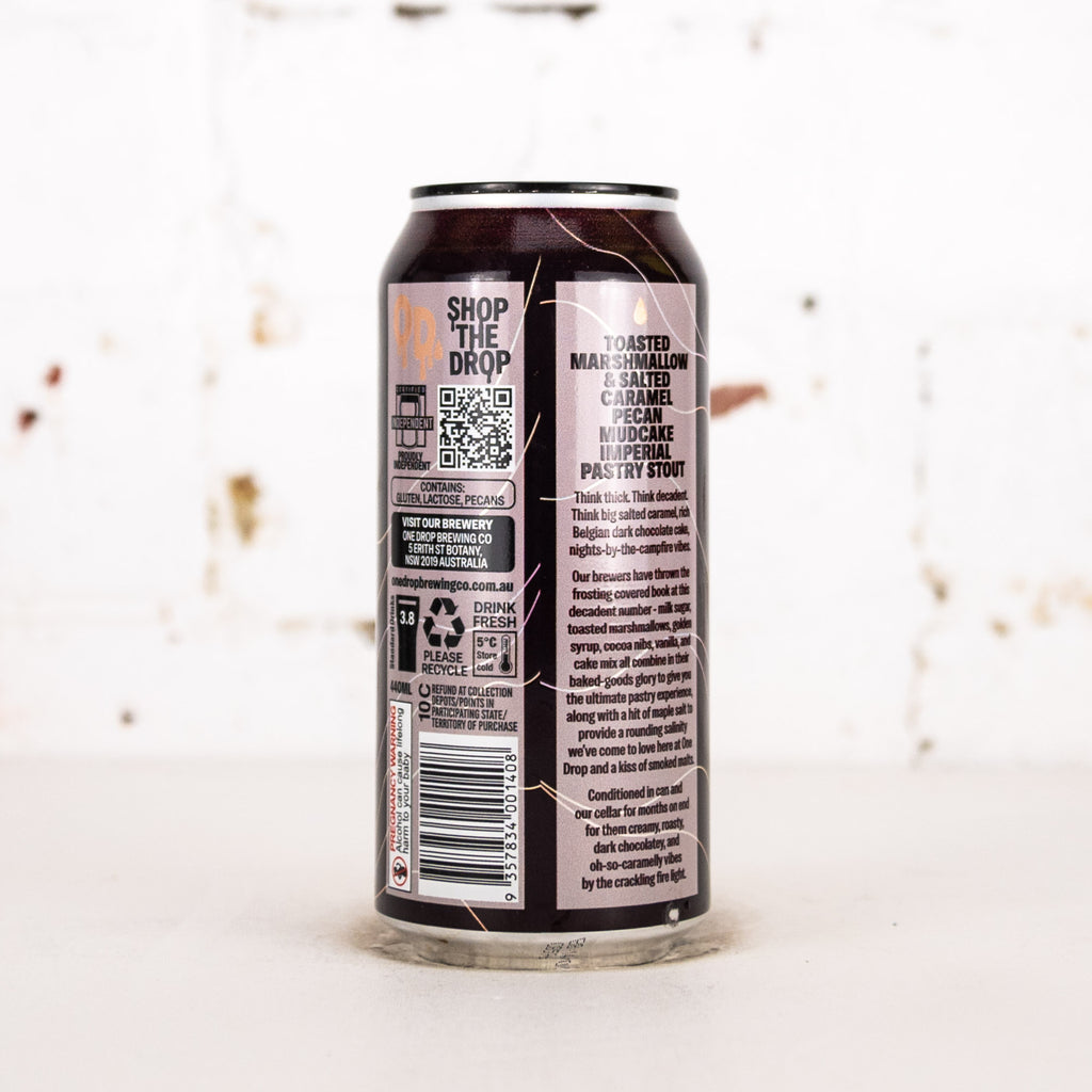 One Drop - Toasted Marshmallow & Salted Caramel Pecan Mudcake Imperial Pastry Stout