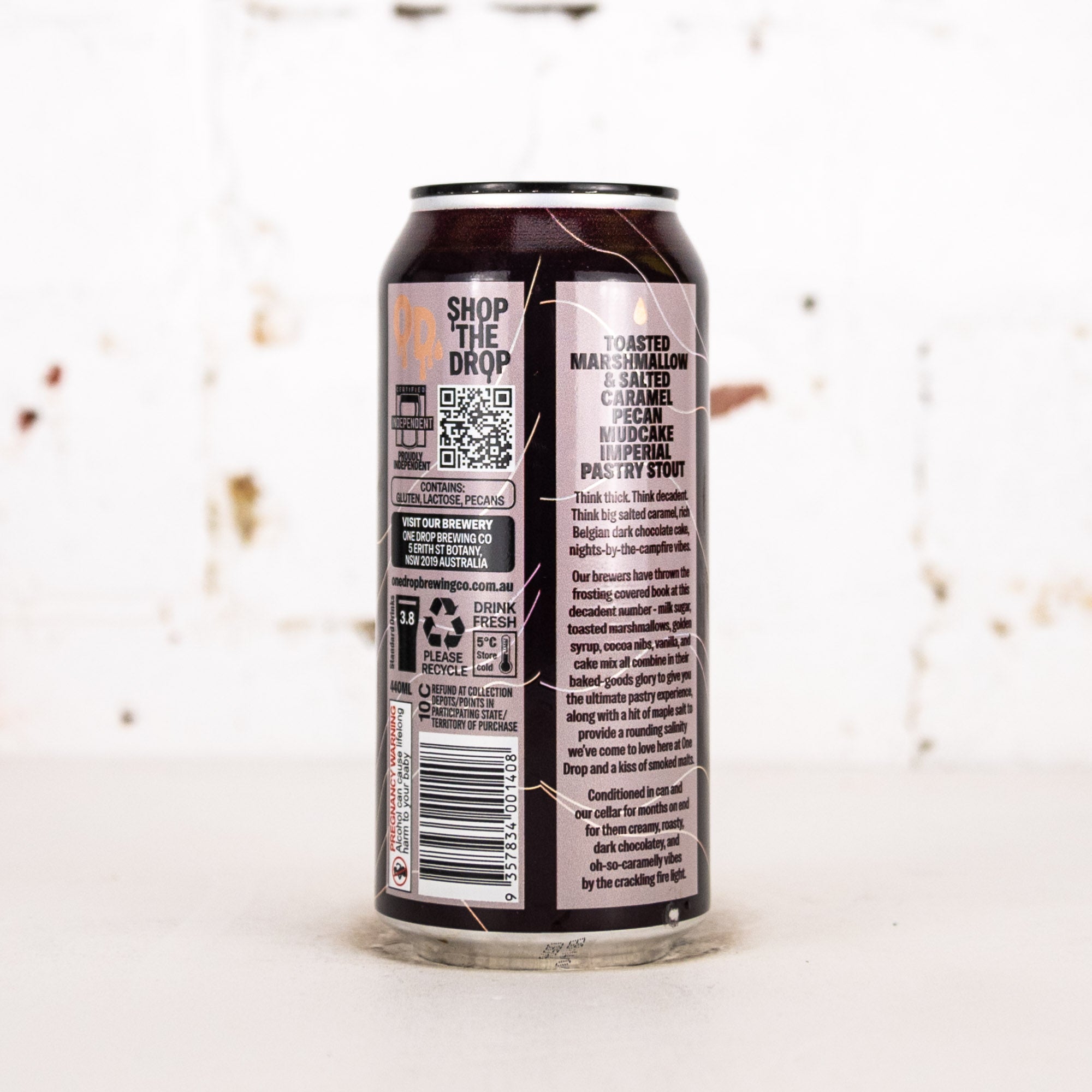 One Drop - Toasted Marshmallow & Salted Caramel Pecan Mudcake Imperial Pastry Stout