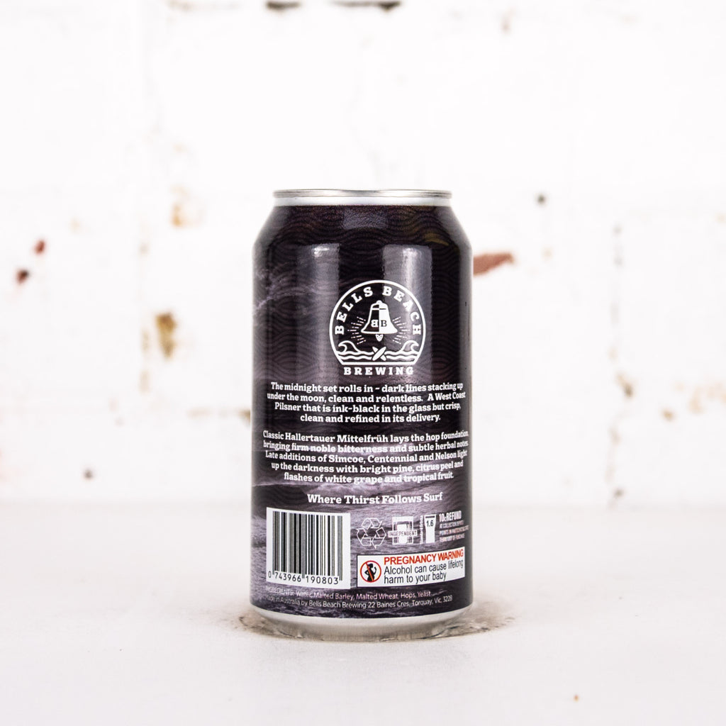 Bells Beach - Midnight Set Black WC Pils