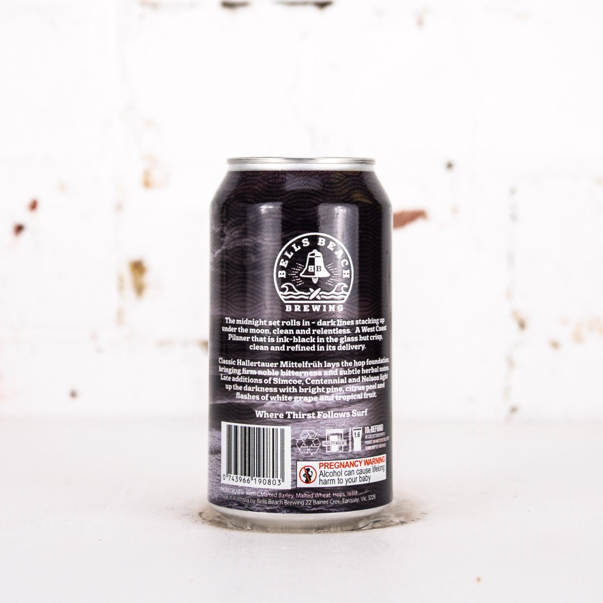 Bells Beach - Midnight Set Black WC Pils