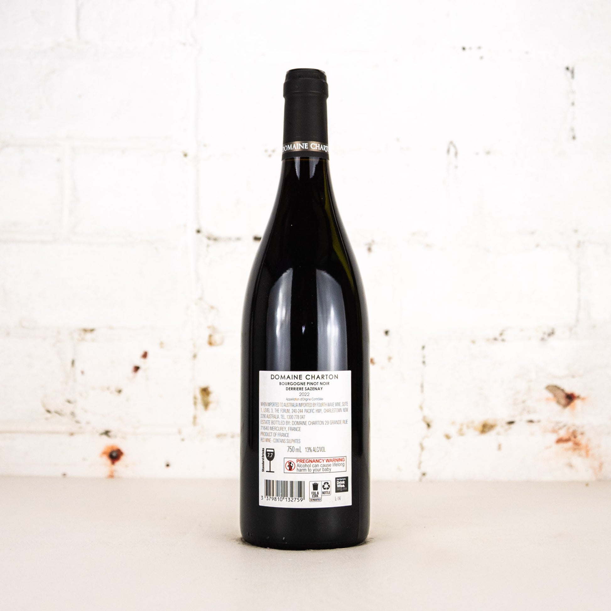 Charton - Derriere Sazenay Bourgogne Pinot Noir 2022 750ml