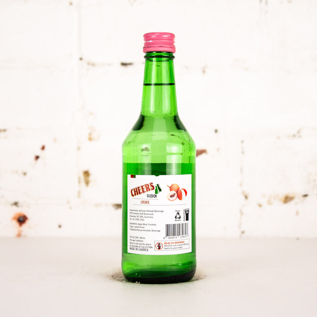 Cheers - Lychee Soju 360ml