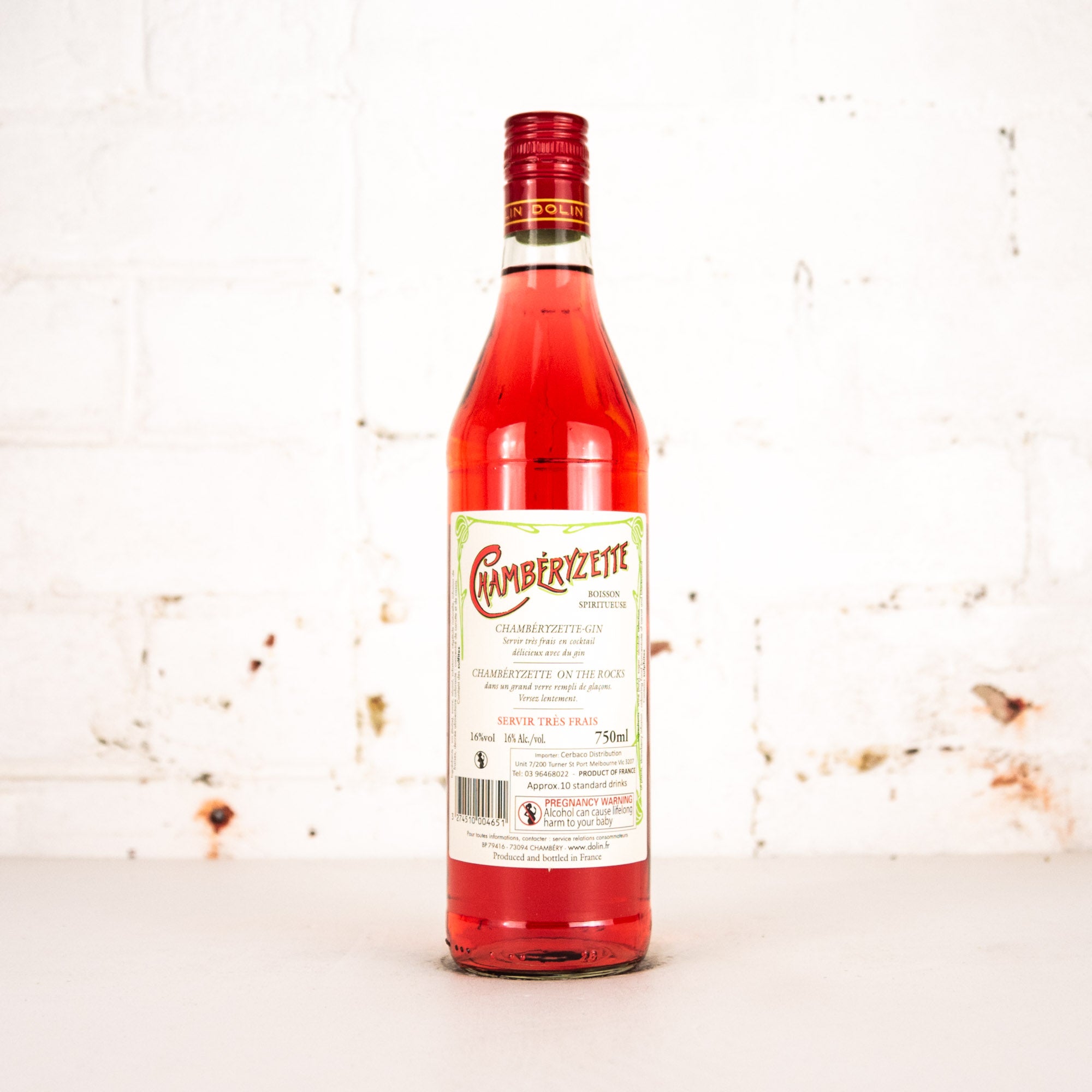 Dolin - Chamberyzette Strawberry Aperitif 750ml