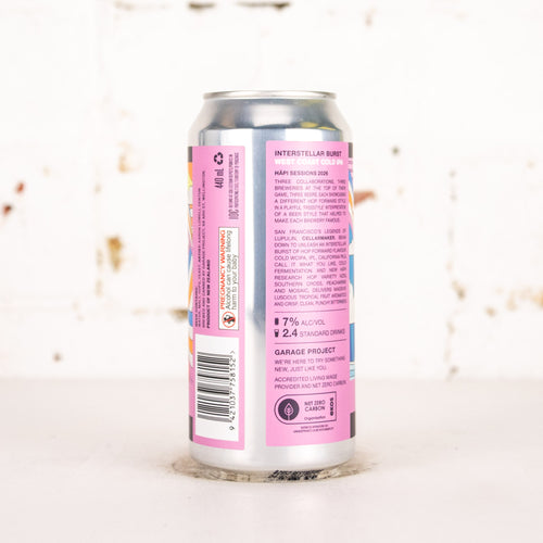 Garage Project x Cellarmaker - 'Hapi Sessions Vol 20: Interstellar Burst' West Coast Cold IPA