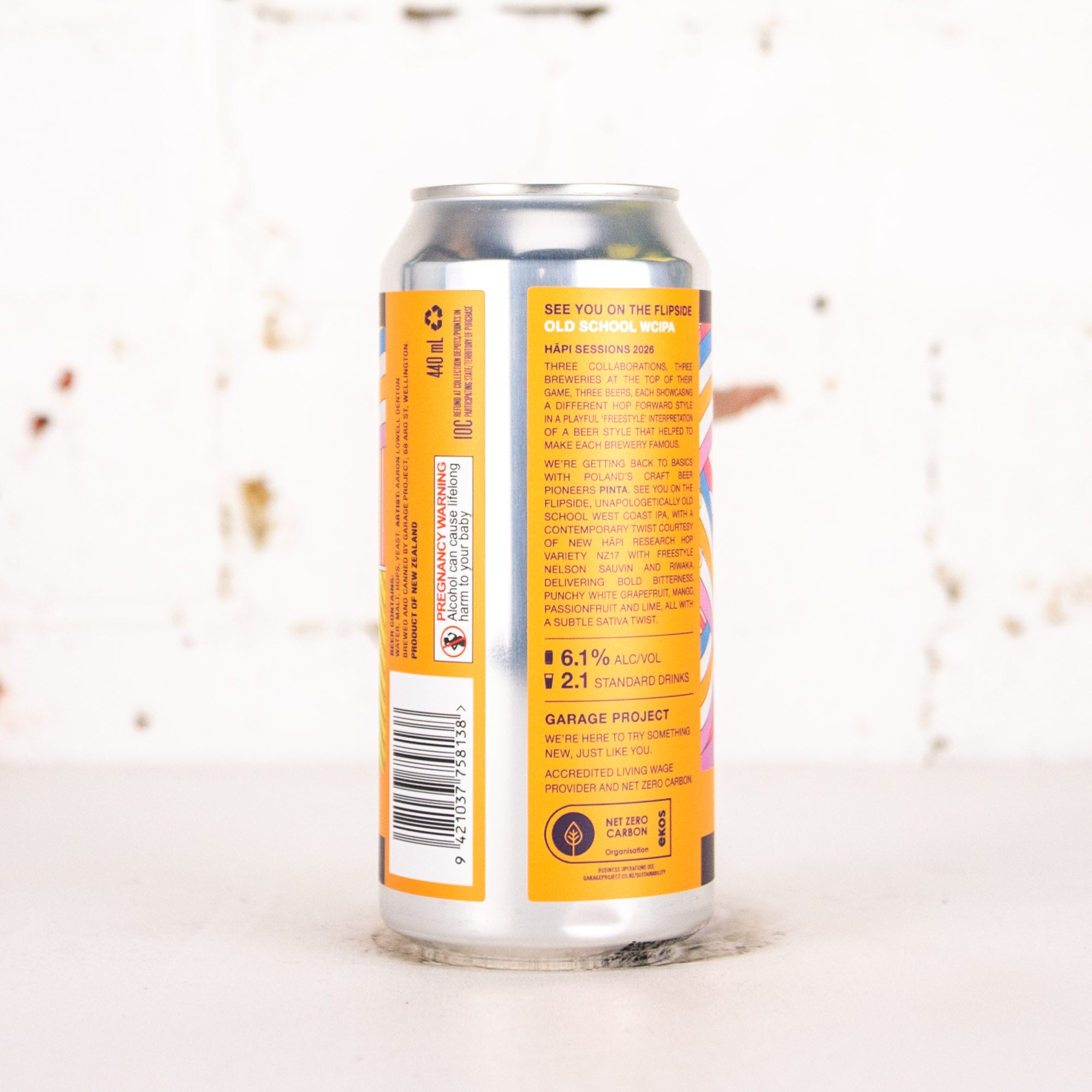 Garage Project x PINTA - 'Hapi Sessions Vol 21: See You on the Flipside' West Coast IPA
