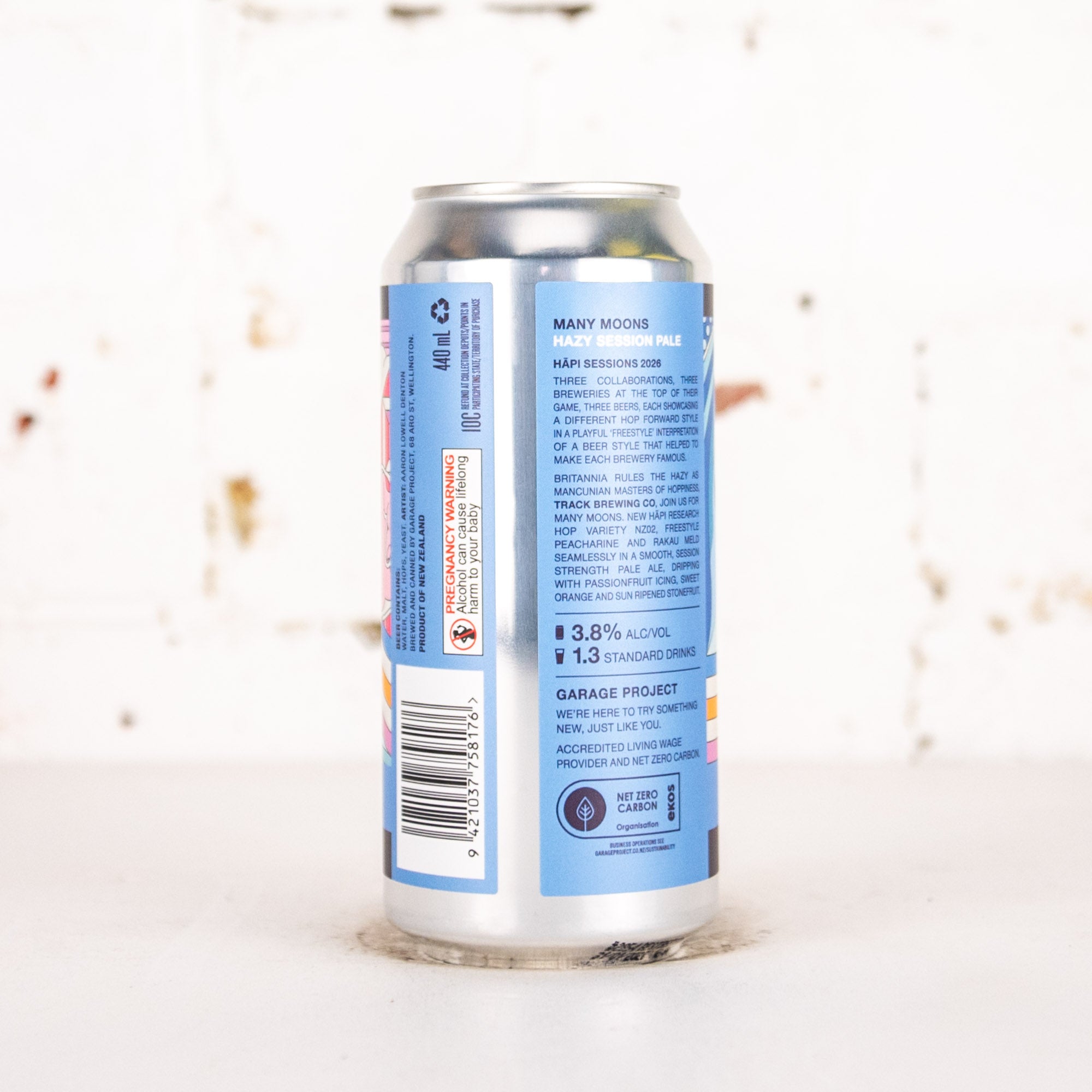 Garage Project x Track - 'Hapi Sessions Vol 19: Many Moons' Hazy Session Pale