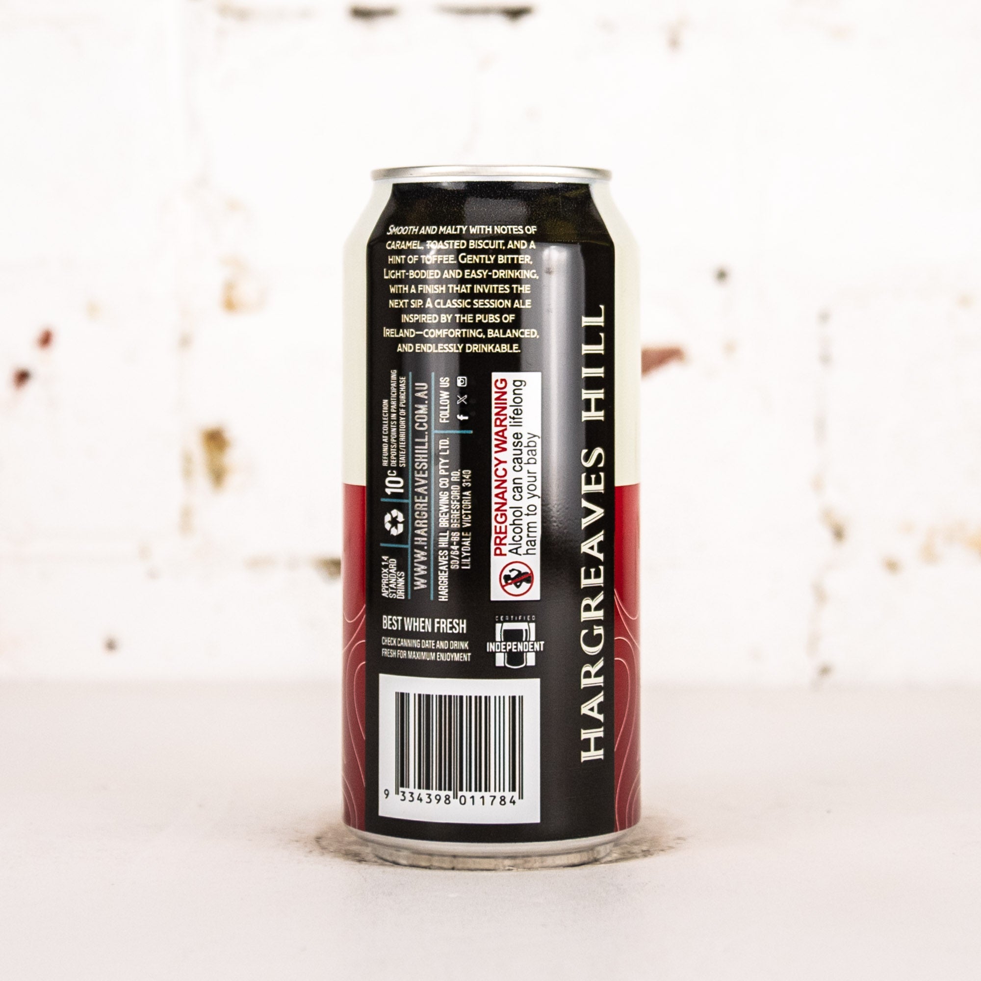 Hargreaves Hill - Irish Red Ale
