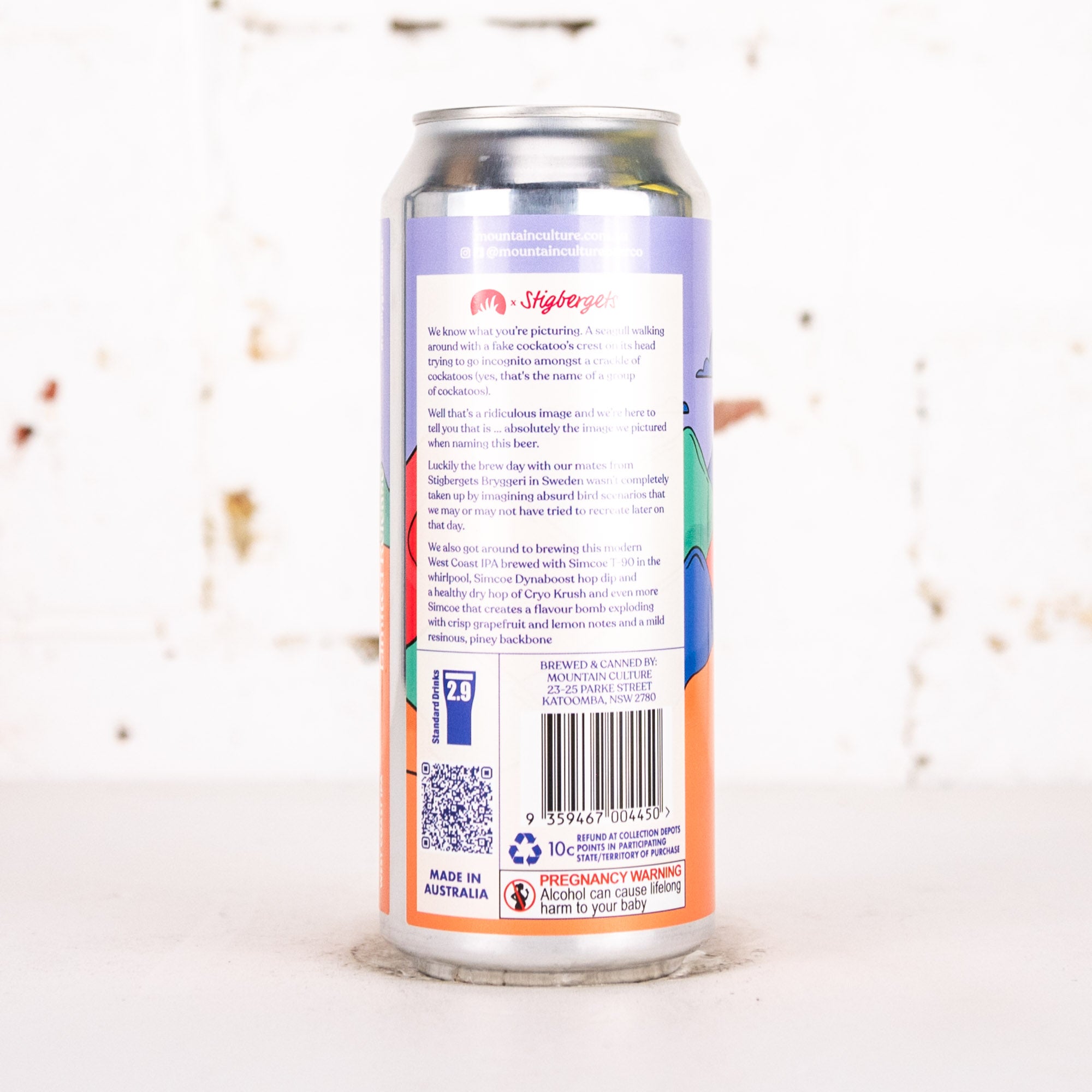 Mountain Culture x Stigbergets - 'Seagull Mullet' West Coast IPA