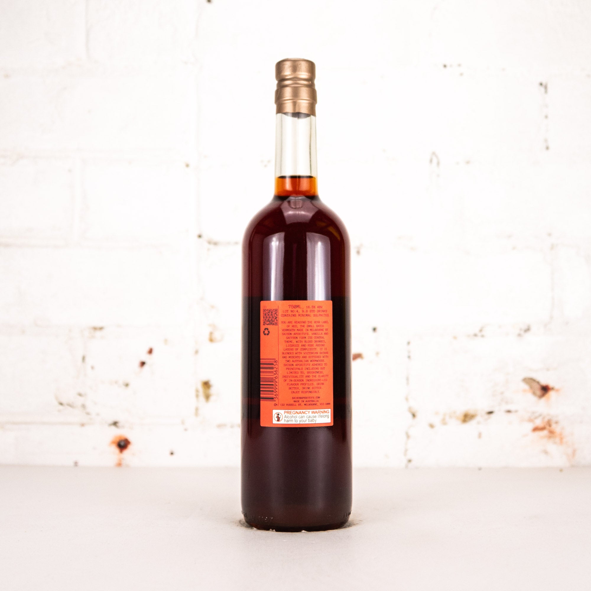 Saison Aperitifs - Red Vermouth 750ml