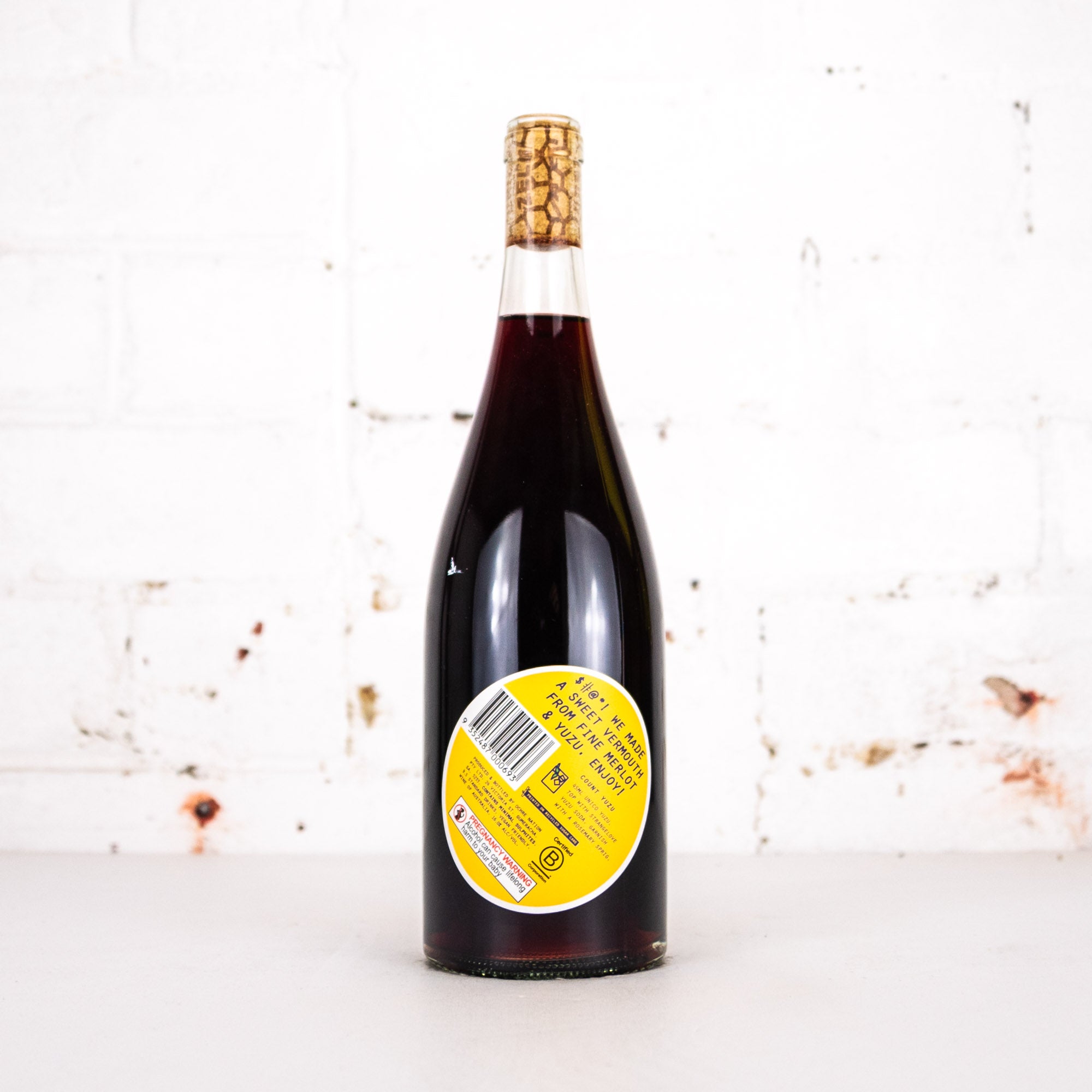 Unico Zelo - Yuzu Sweet Vermouth 750ml