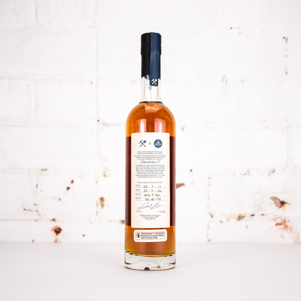 Bakery Hill x Hop Nation - Blunderbuss 4th Edition (2026) Single Malt Whisky 500ml