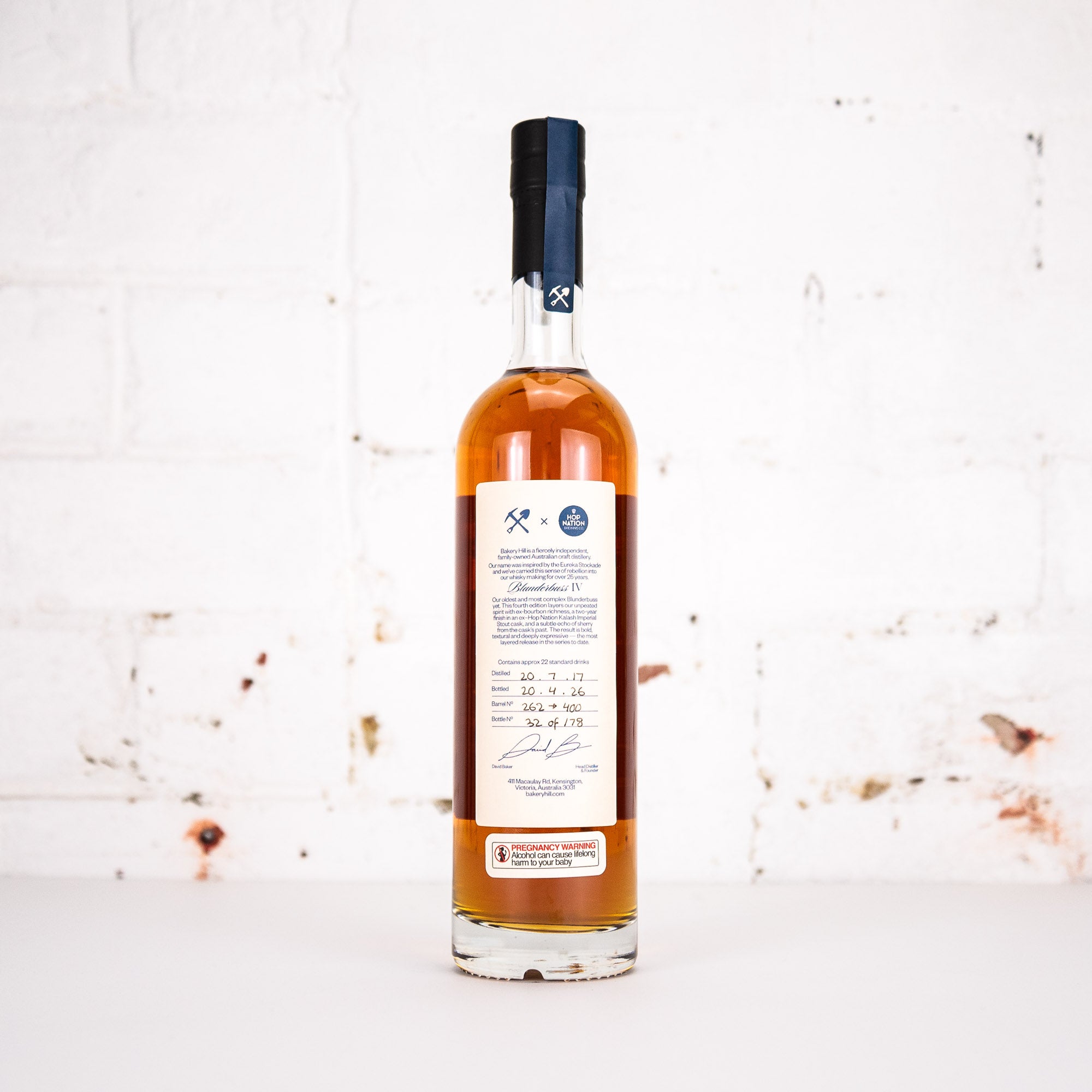 Bakery Hill x Hop Nation - Blunderbuss 4th Edition (2026) Single Malt Whisky 500ml