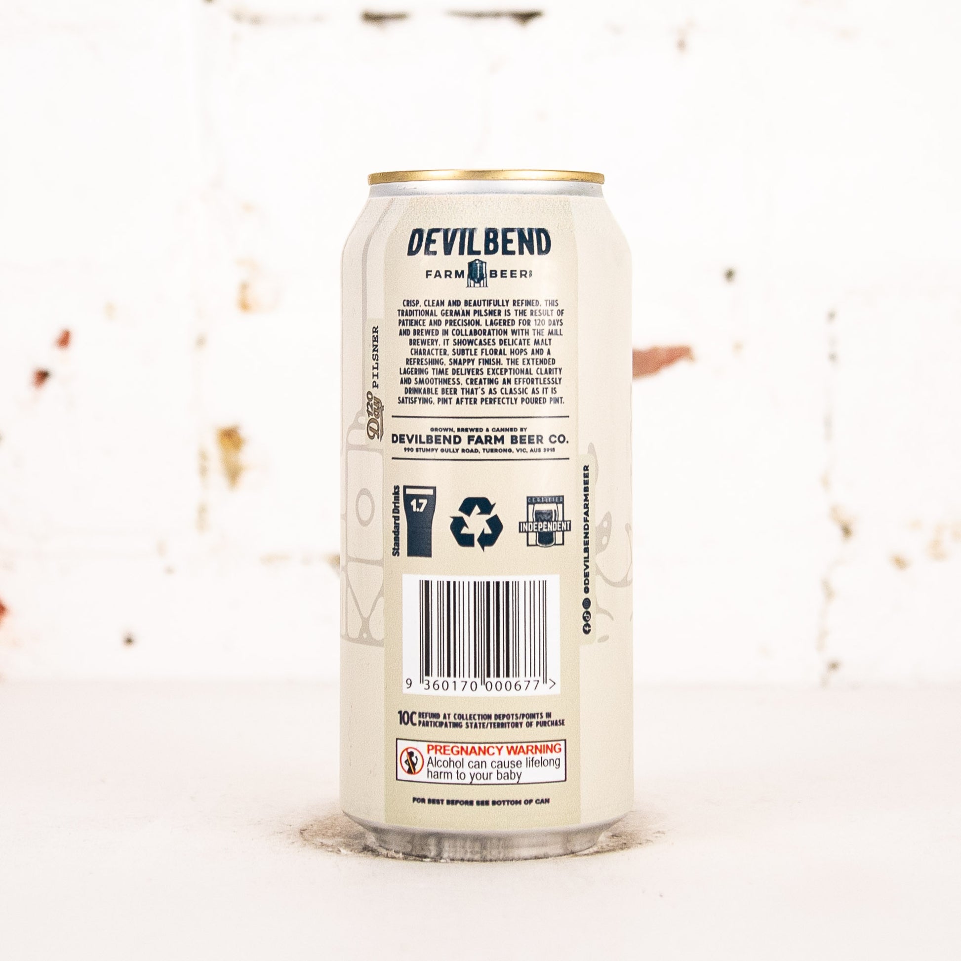 Devilbend x The Mill - '120 Day Pilsner'