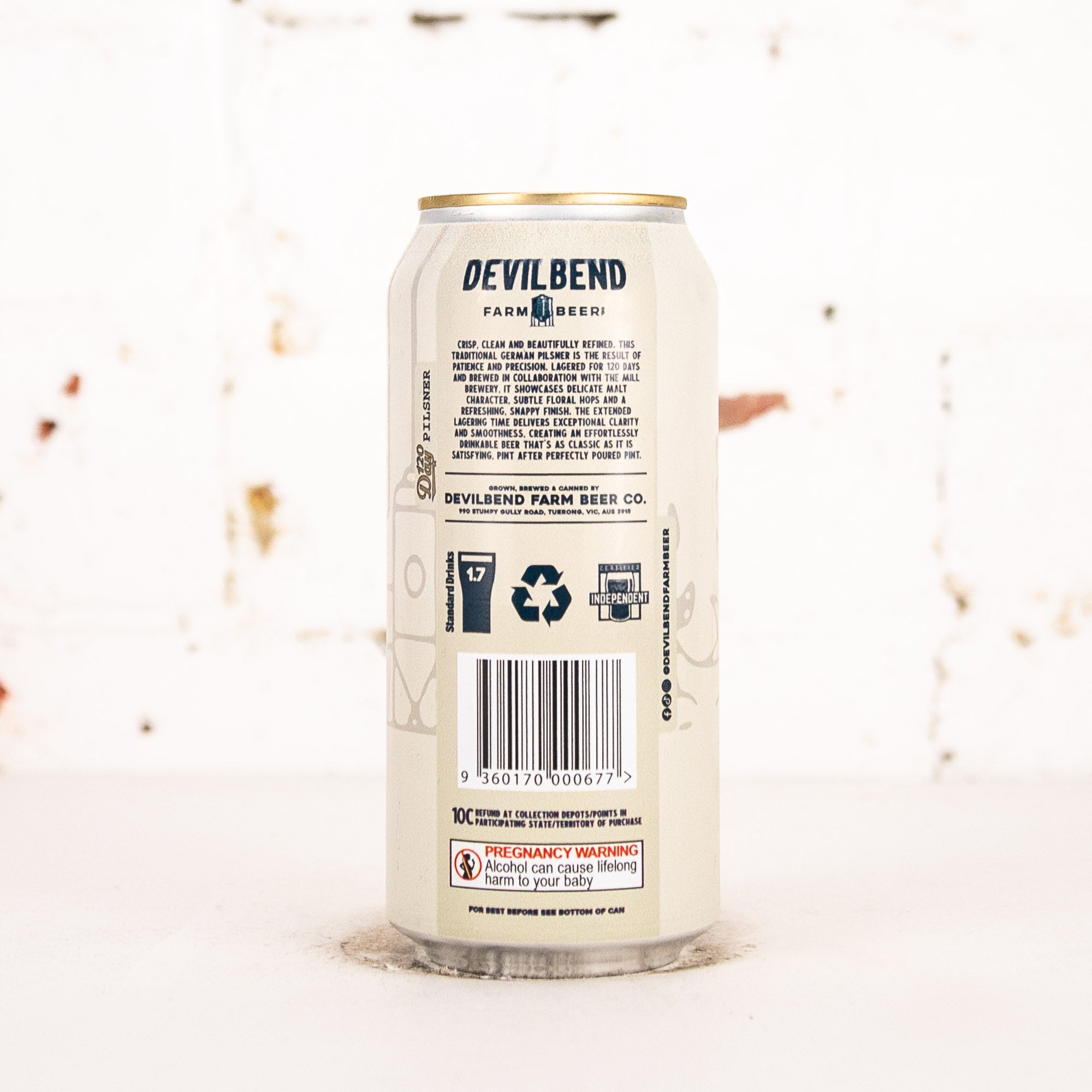 Devilbend x The Mill - '120 Day Pilsner'