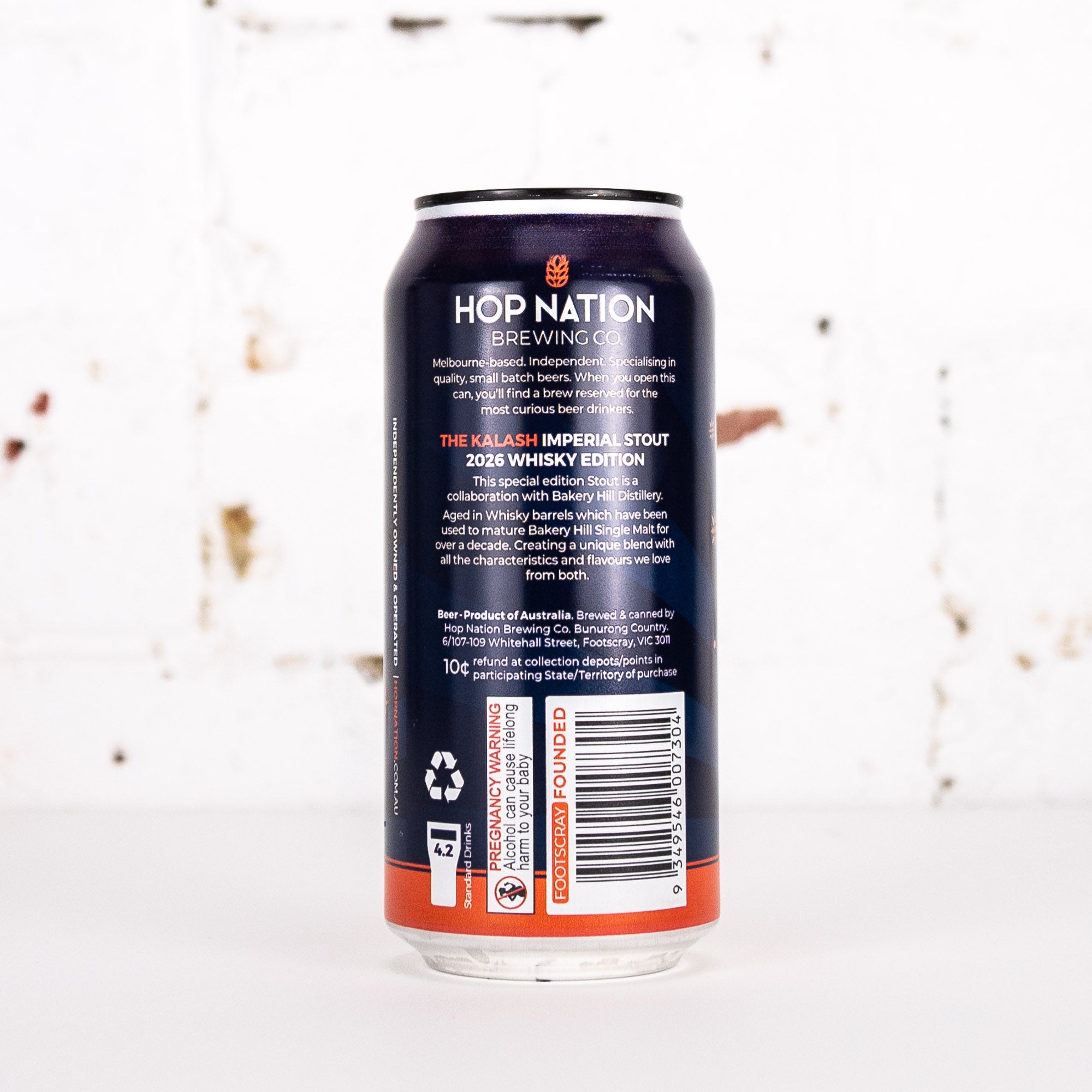Hop Nation x Bakery Hill - 'The Kalash 2026 Whisky Edition' BA Imperial Stout