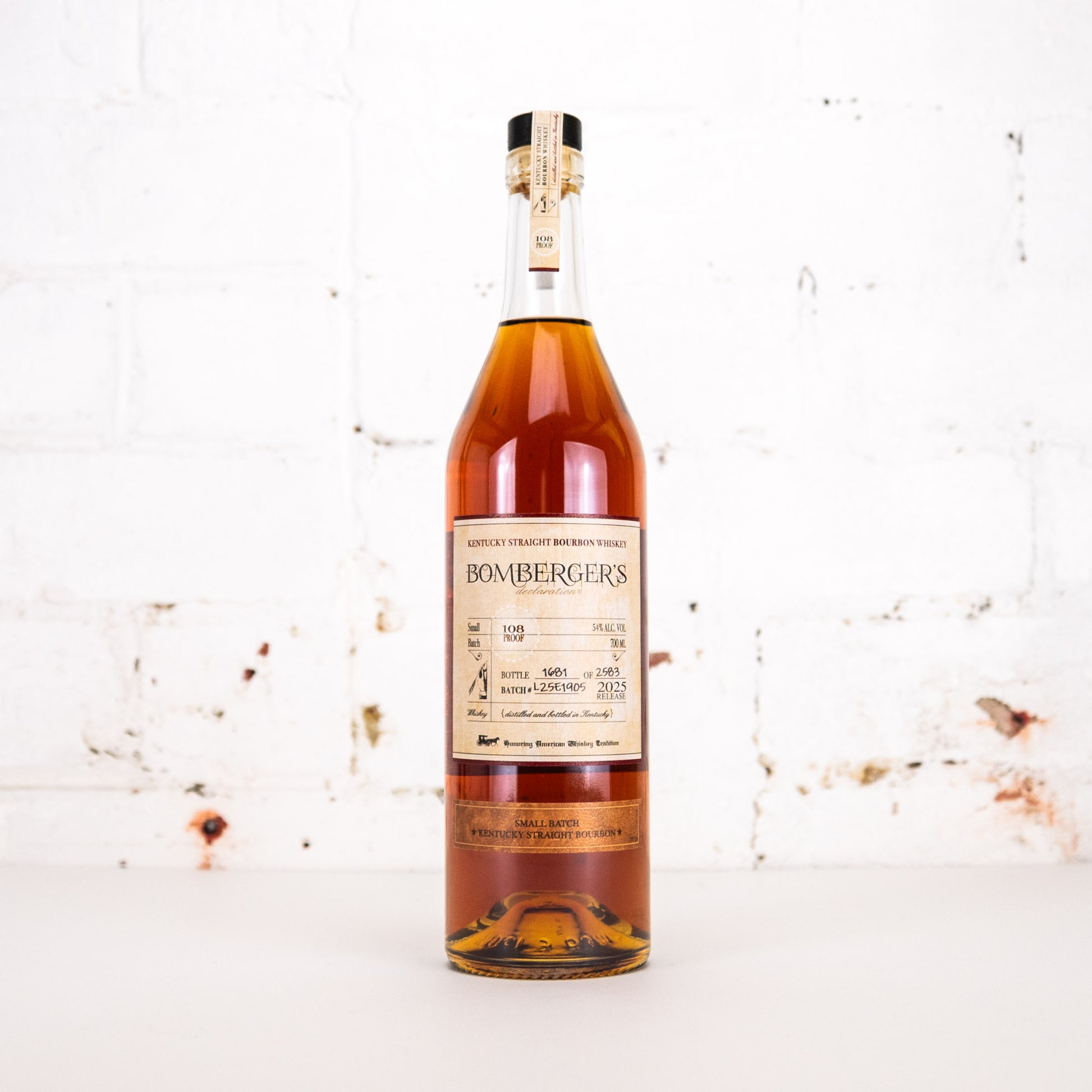 Bomberger's - Declaration Bourbon Whiskey 2025 700ml