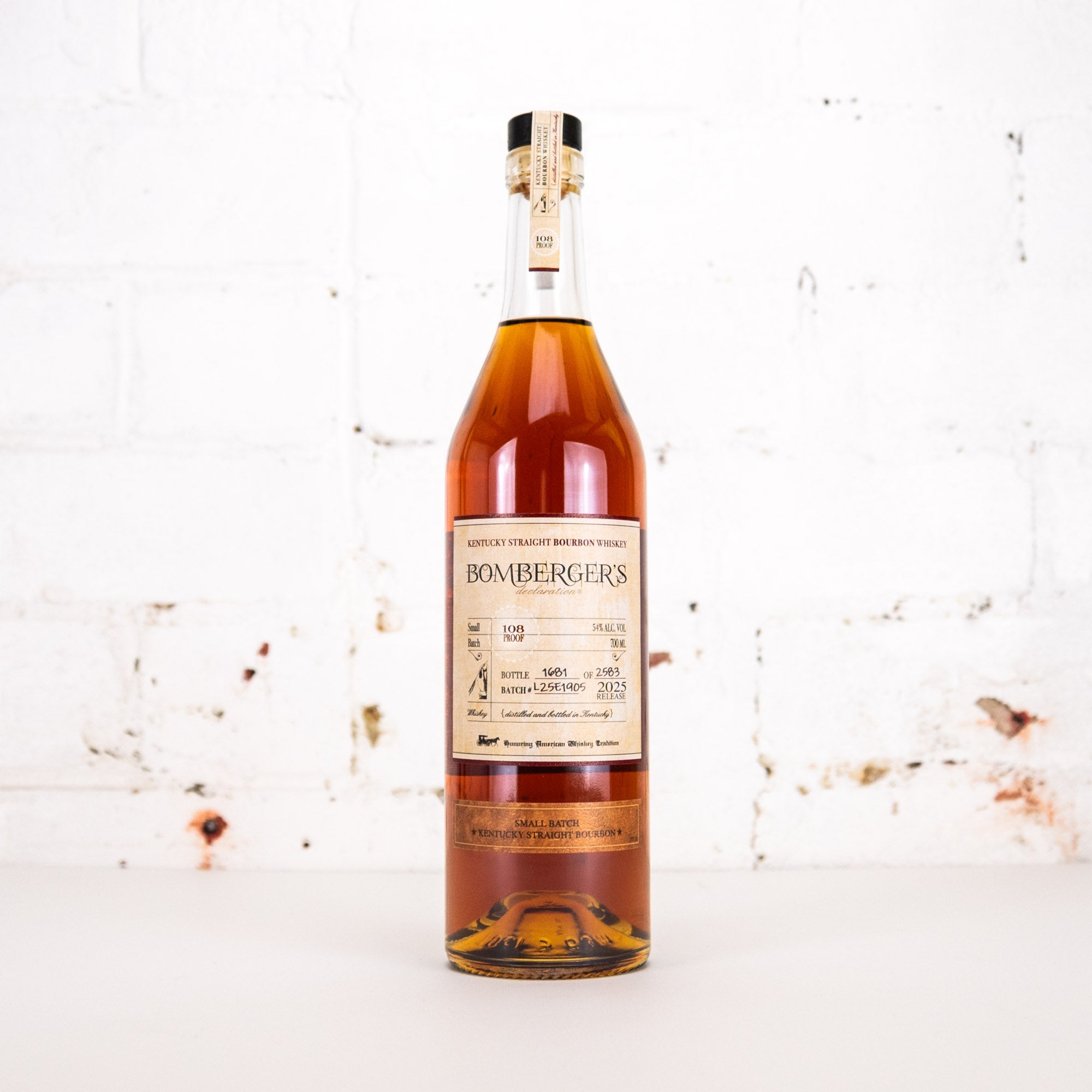 Bomberger's - Declaration Bourbon Whiskey 2025 700ml