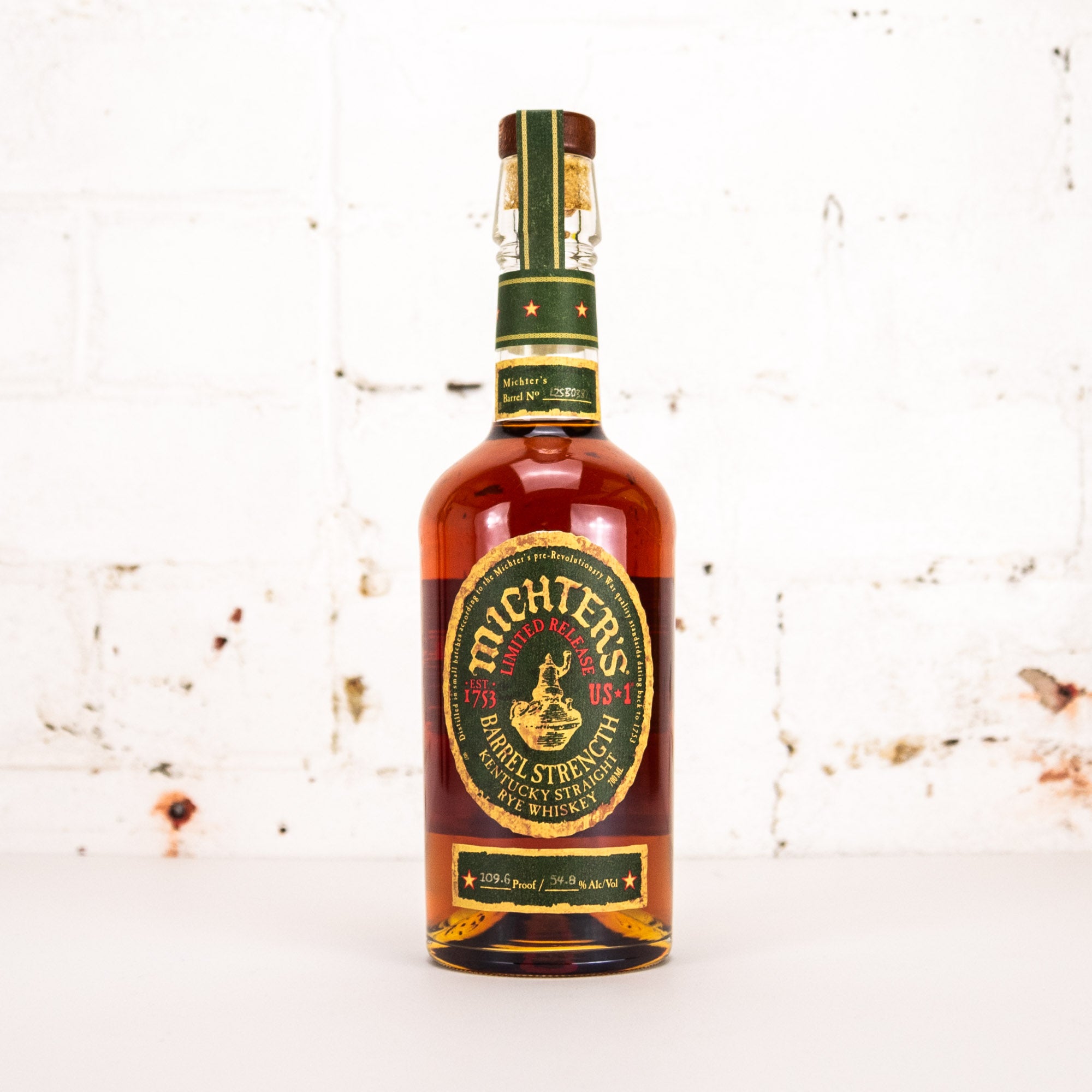 Michter's - US*1 Barrel Strength Rye Whiskey 700ml