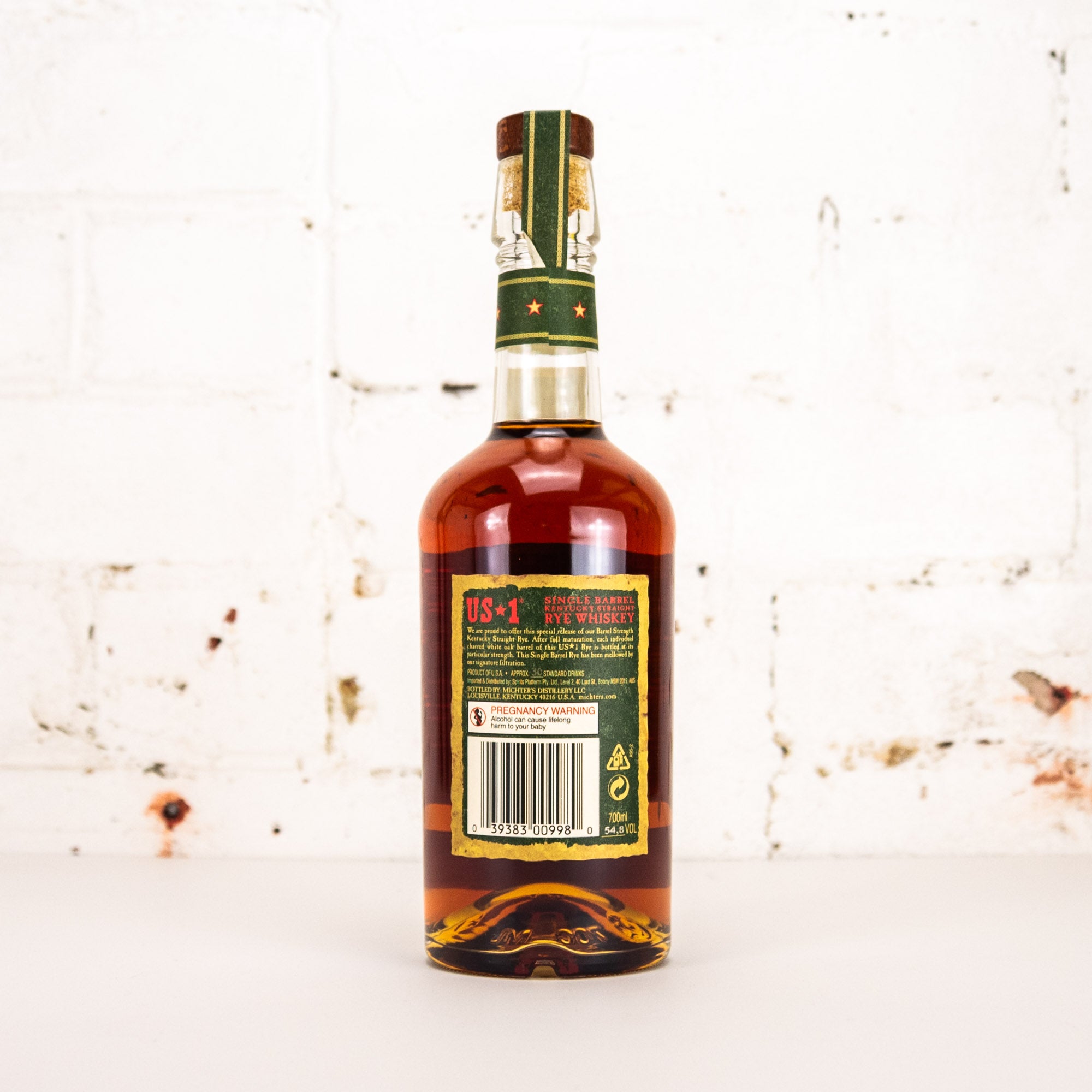Michter's - US*1 Barrel Strength Rye Whiskey 700ml