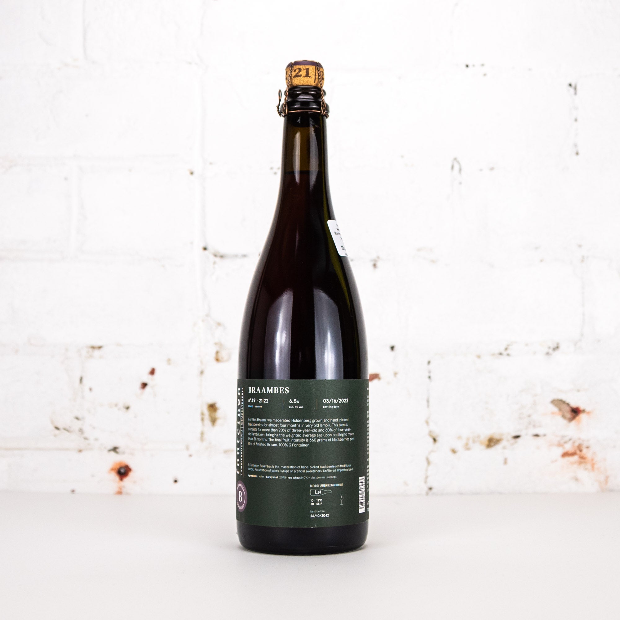 3 Fonteinen - Braambes Oogst 21/22 No49 750ml
