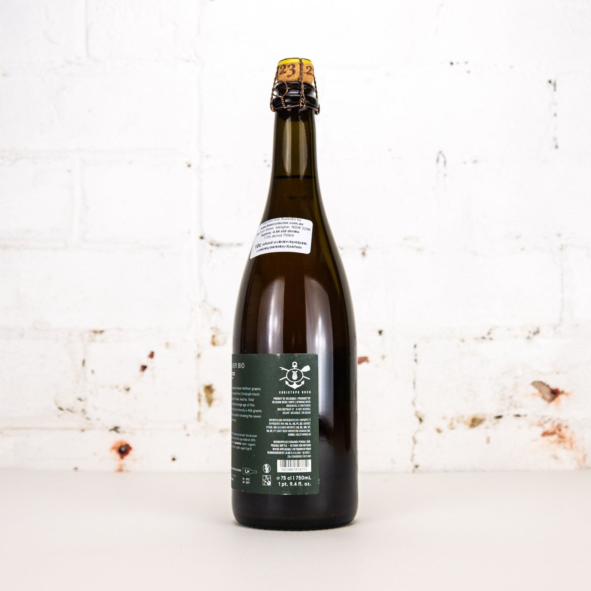 3 Fonteinen x Christoph Hoch - 'Druif Gruner Veltliner Bio' 22/23 No38 750ml