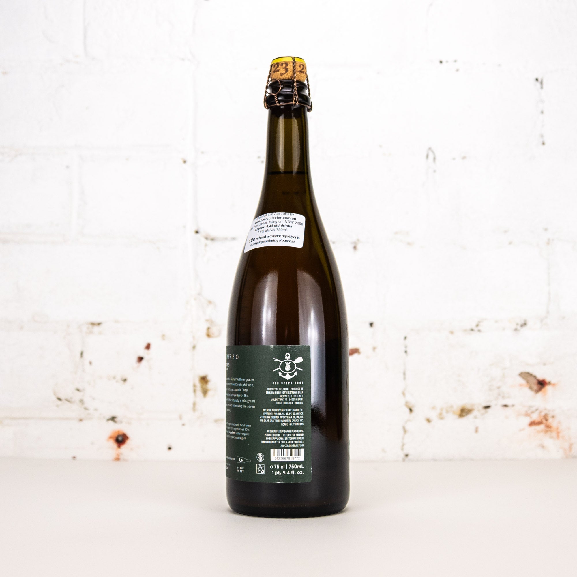 3 Fonteinen x Christoph Hoch - 'Druif Gruner Veltliner Bio' 22/23 No38 750ml