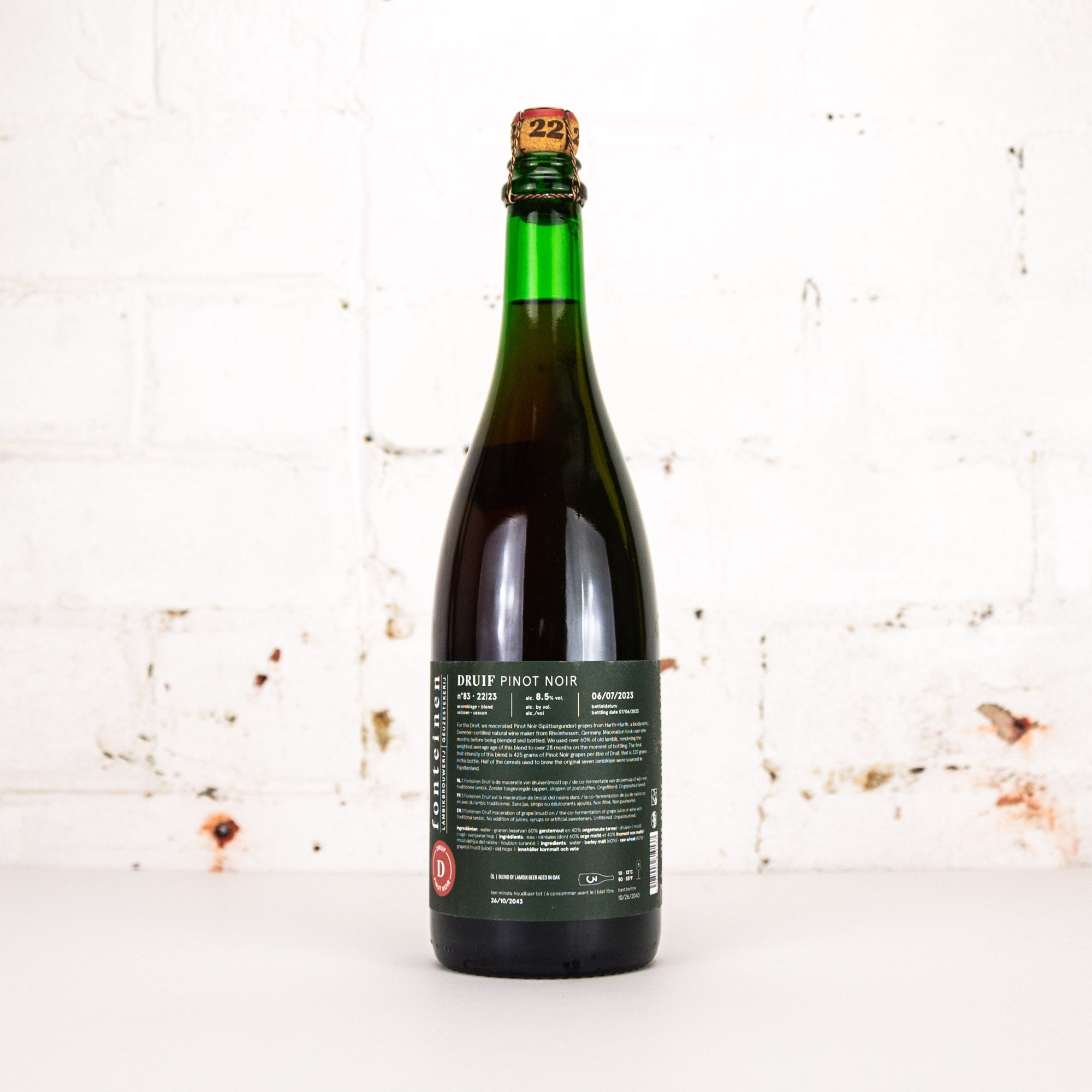 3 Fonteinen - Druif Pinot Noir 22/23 No83 750ml