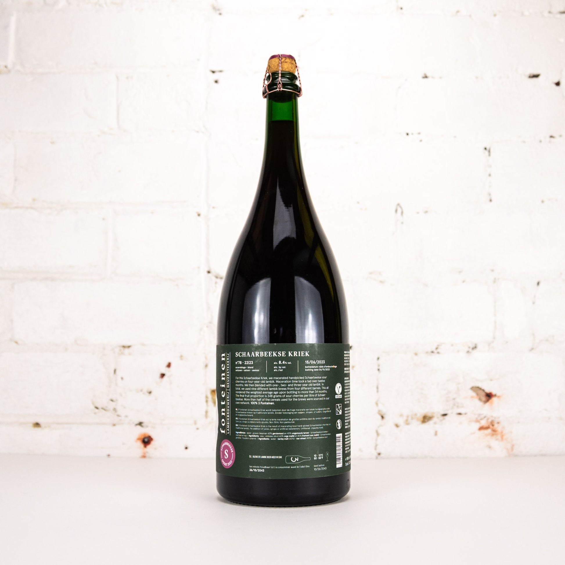 3 Fonteinen - Schaarbeekse Kriek Oogst 22/23 No78 1.5L