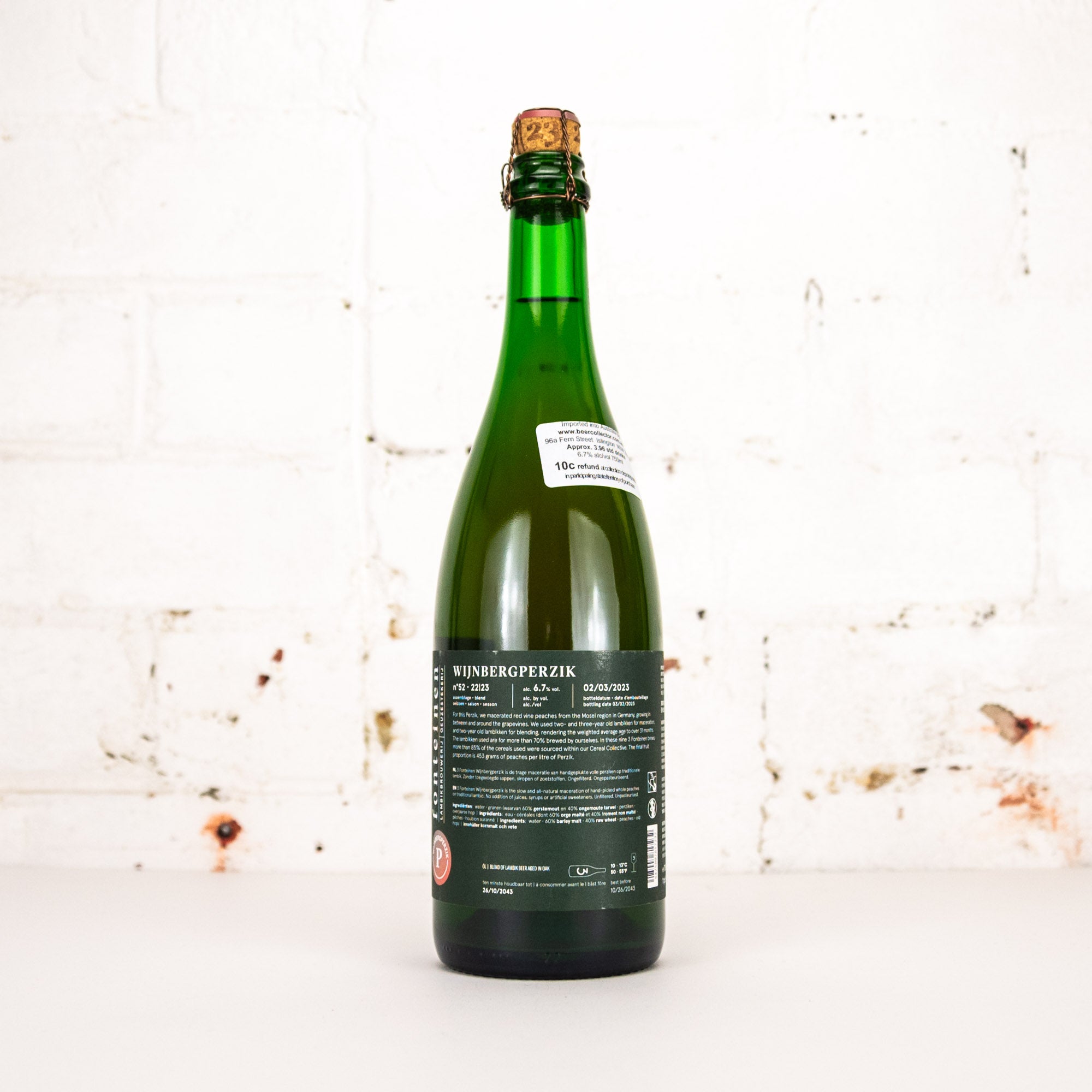3 Fonteinen - Wijnbergperzik 22/23 No52 750ml