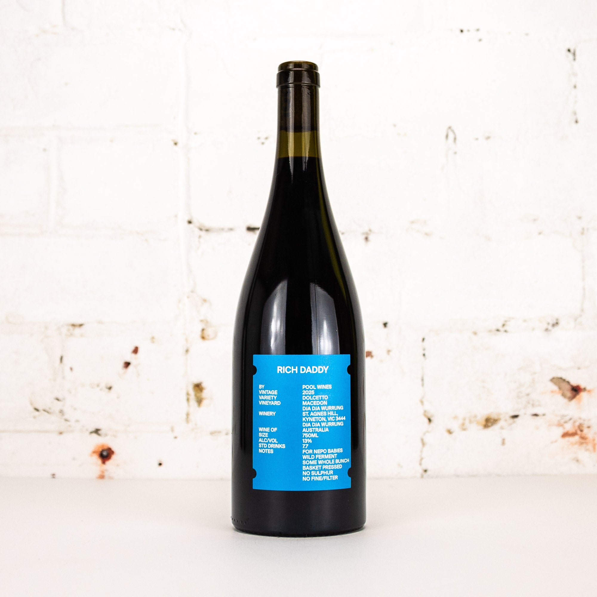 Pool Wines - Rich Daddy Dolcetto 750ml