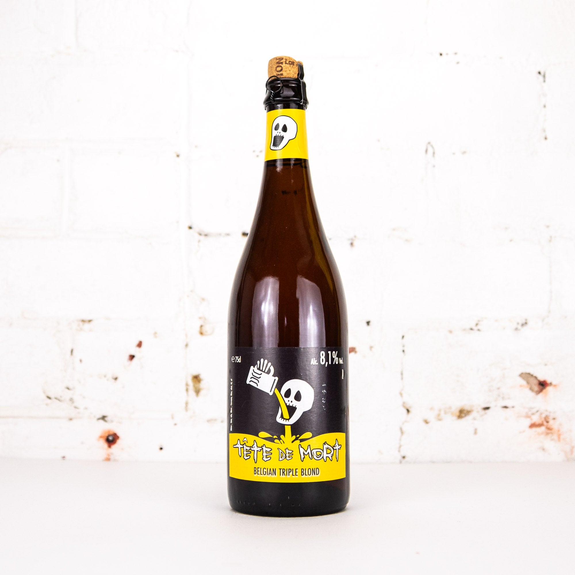 Brasserie du Bocq - Tete de Mort Triple Blonde 750ml