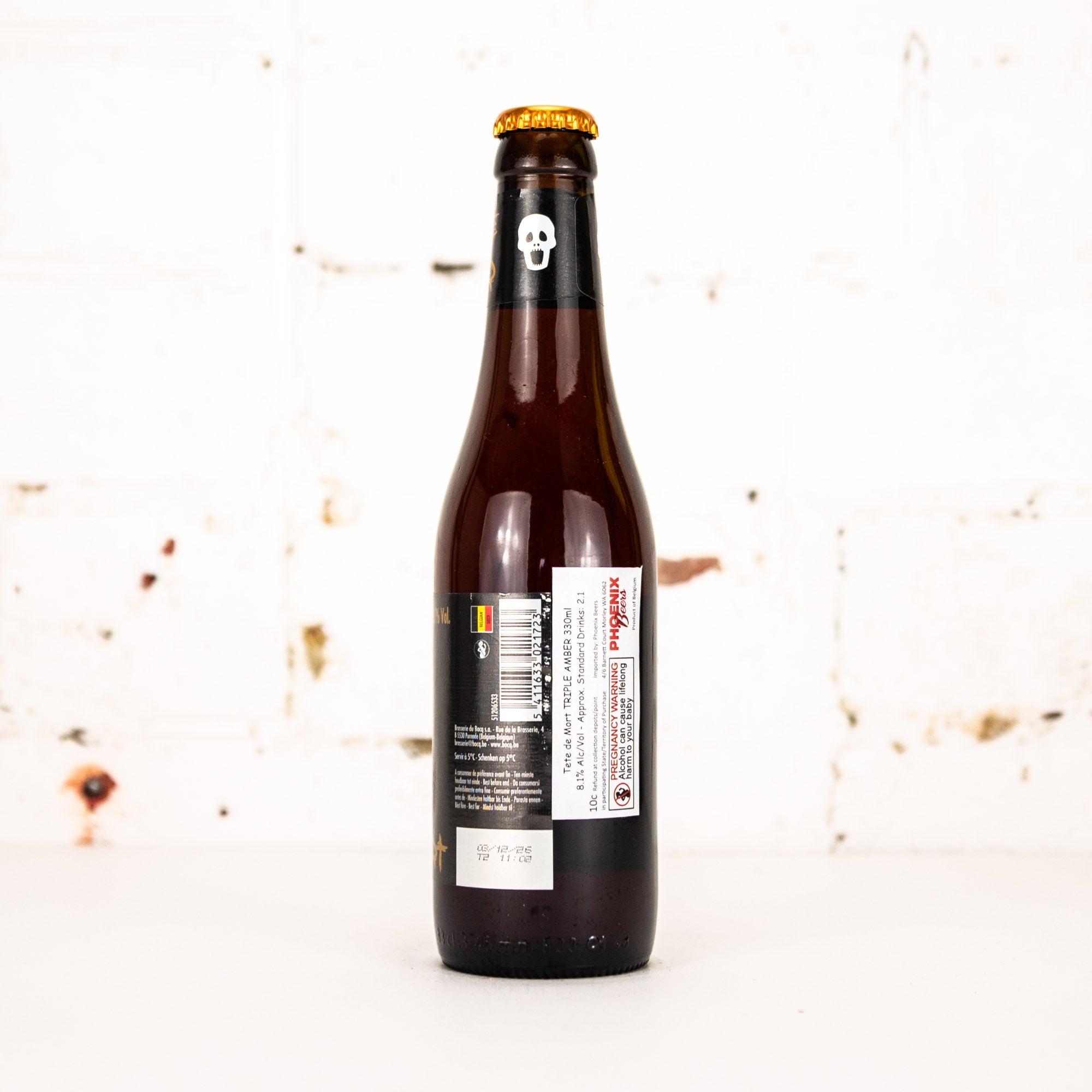 Brasserie du Bocq - Tete de Mort Triple Amber 330ml