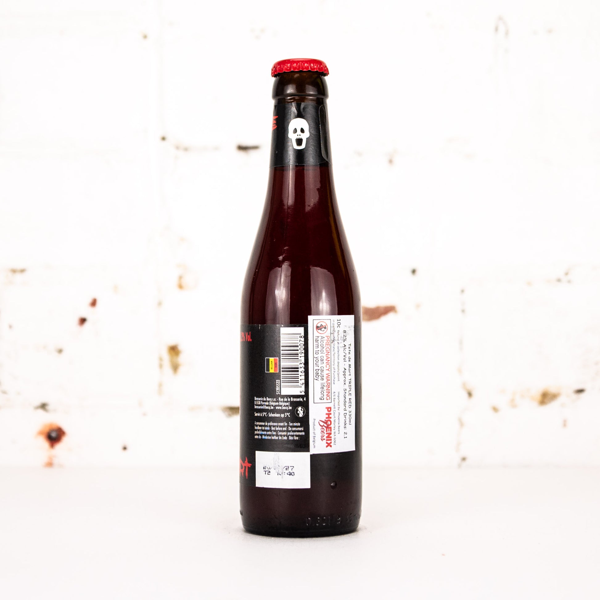 Brasserie du Bocq - Tete de Mort Triple Red 330ml