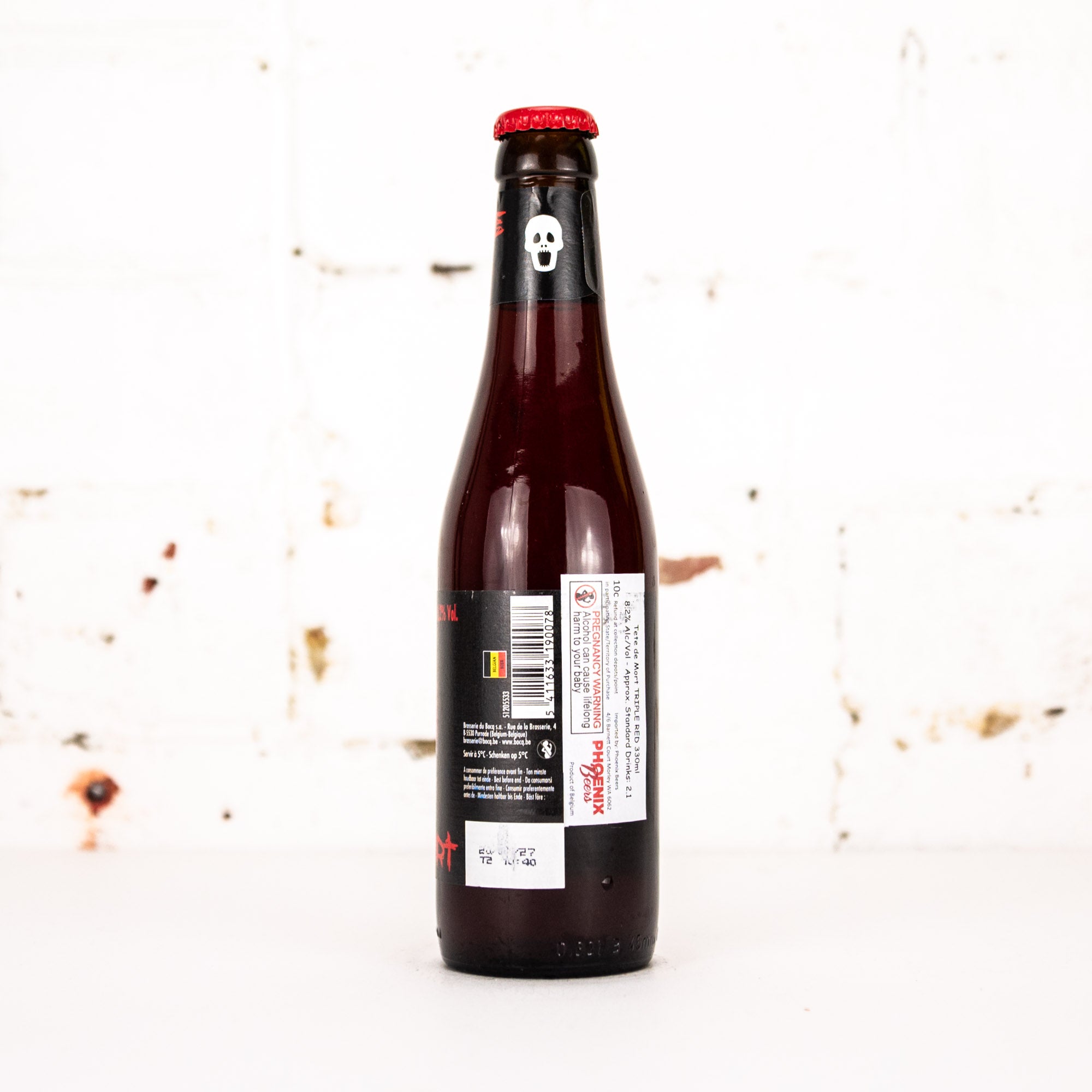 Brasserie du Bocq - Tete de Mort Triple Red 330ml