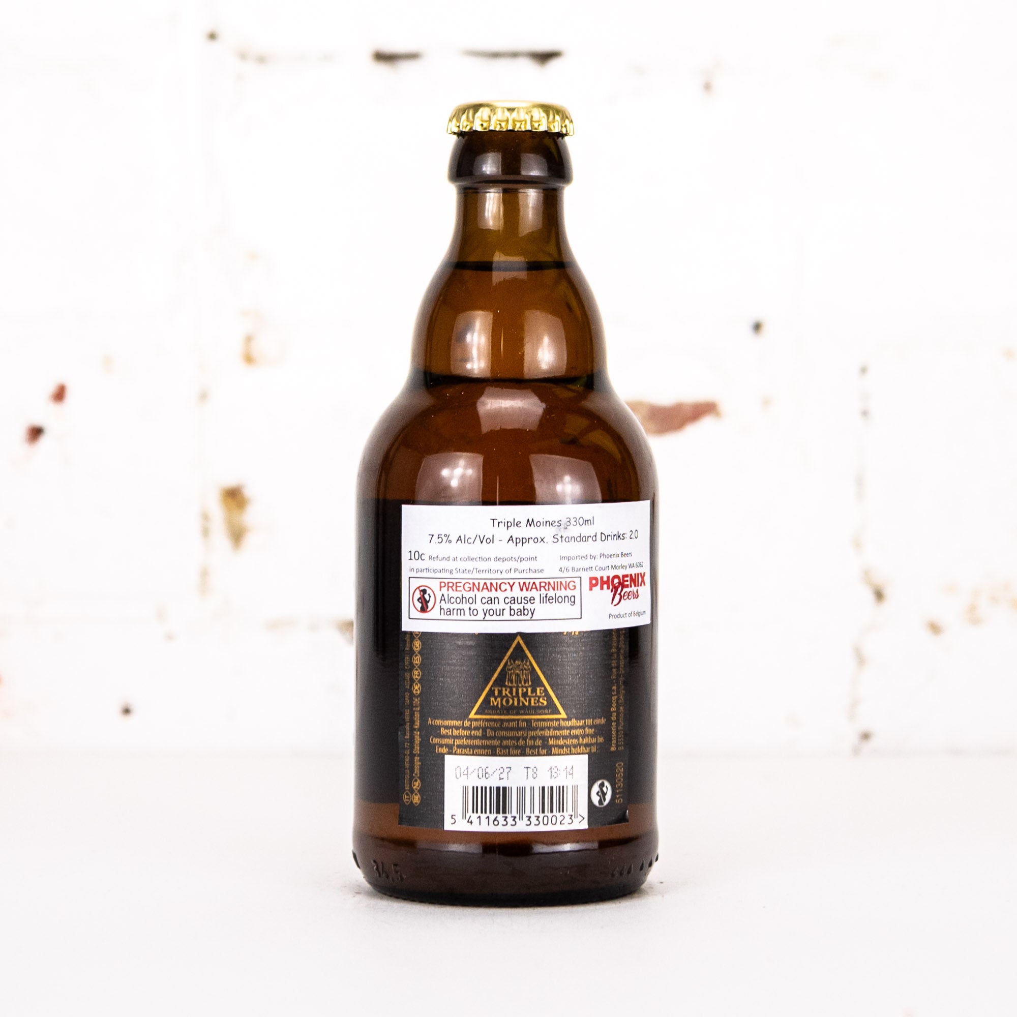 Brasserie du Bocq - Triple Moines 330ml