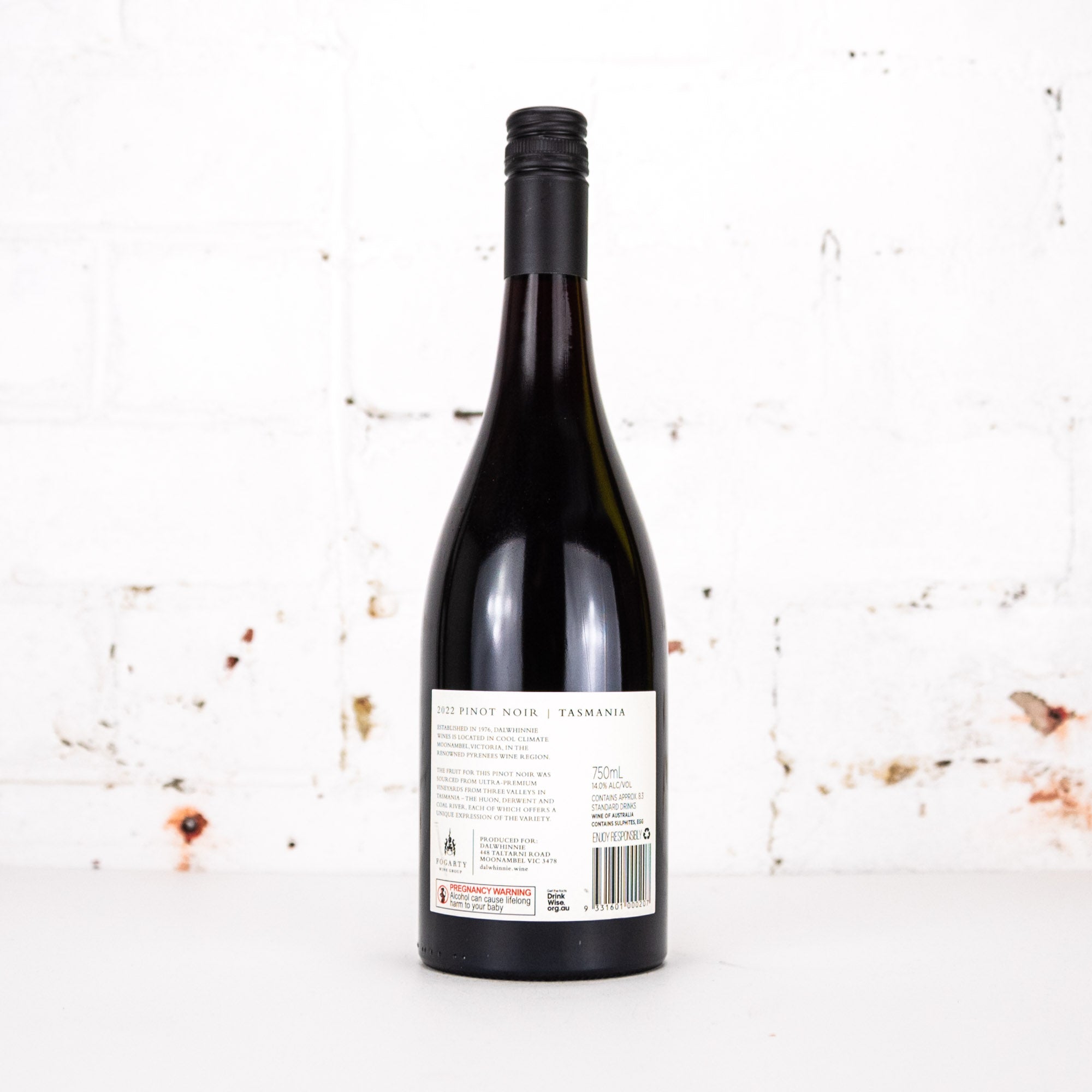 Dalwhinnie - Three Valleys Pinot Noir 2022 750ml