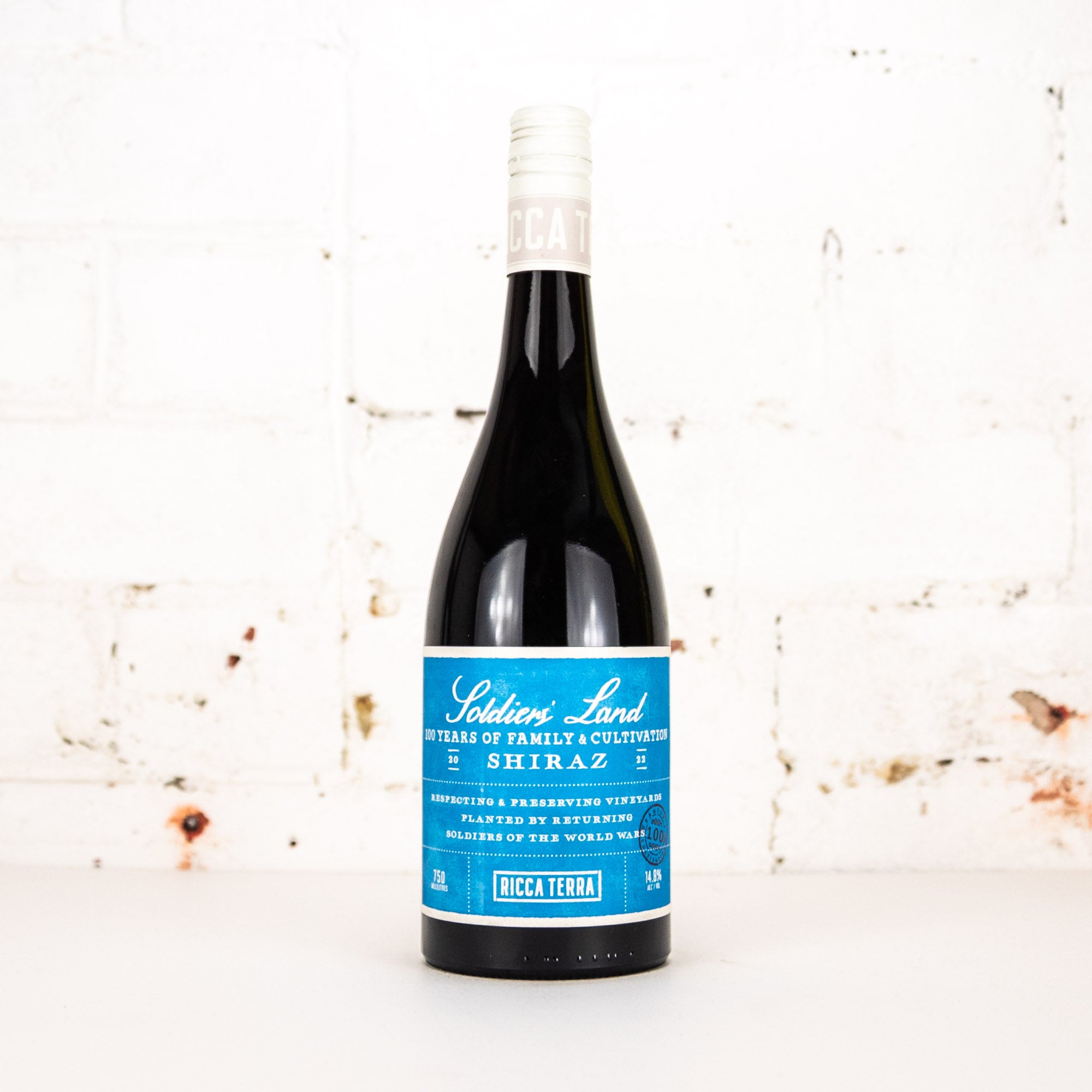 Ricca Terra - Soldiers' Land Shiraz 750ml